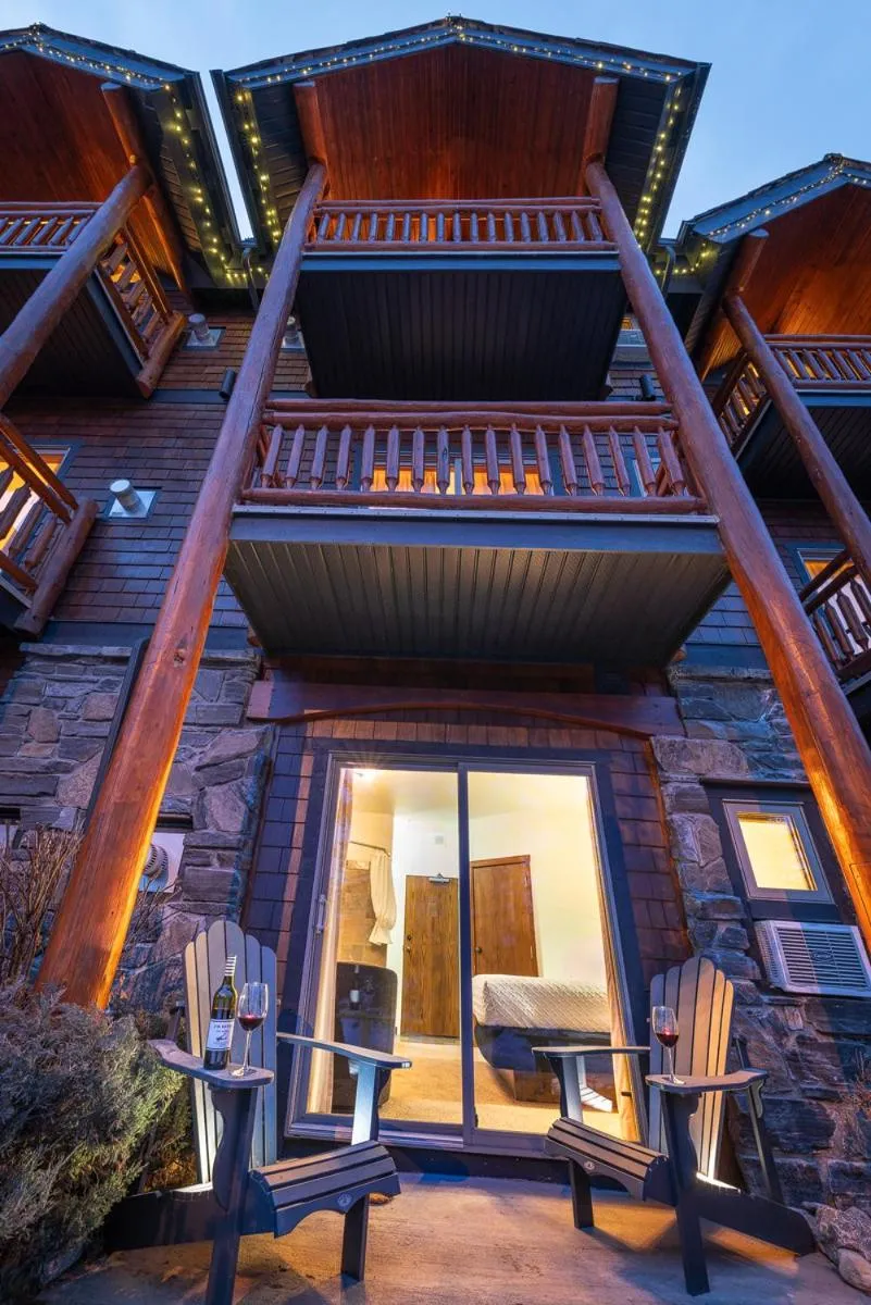 Patio in A Bear and Bison Country Inn