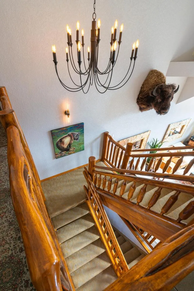 Decorative detail in A Bear and Bison Country Inn