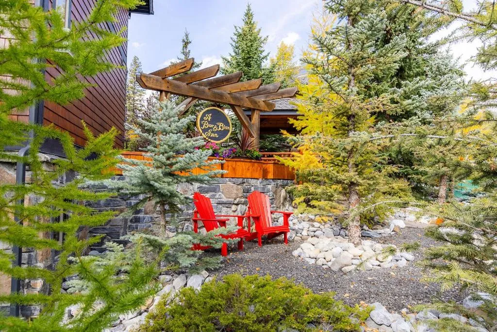 Garden in A Bear and Bison Country Inn