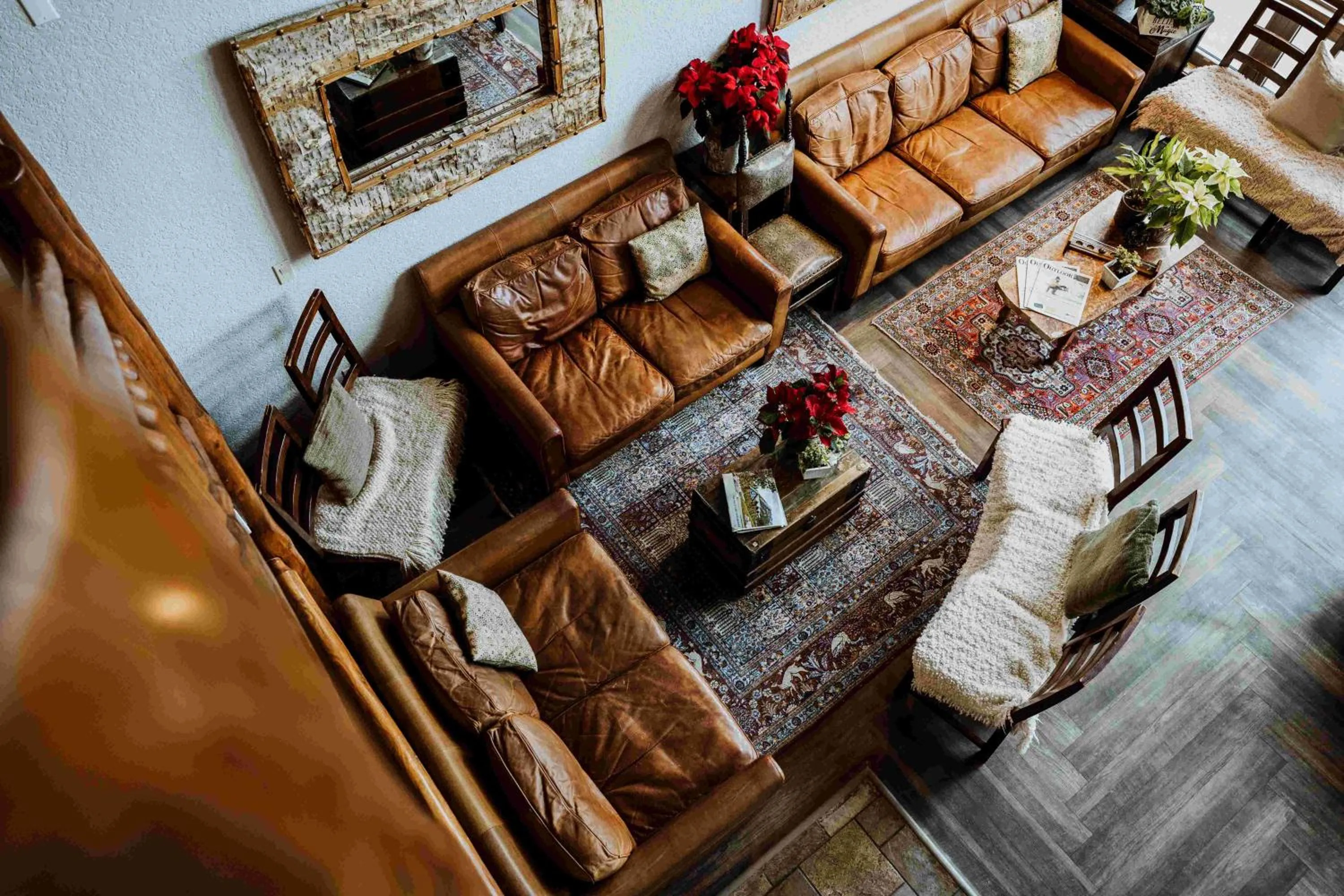Living room in A Bear and Bison Country Inn