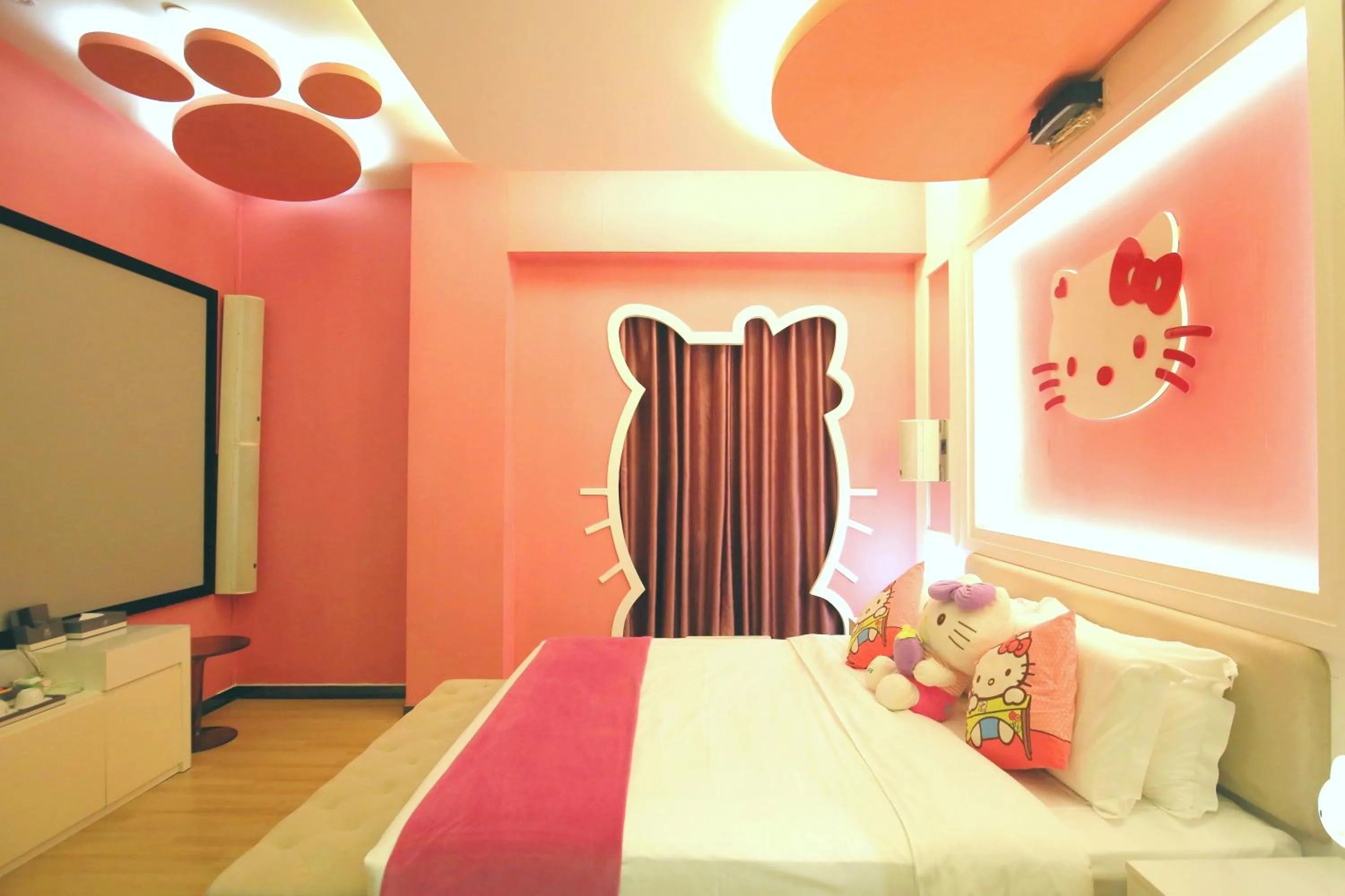 Bed in Taishan He Style Hotel