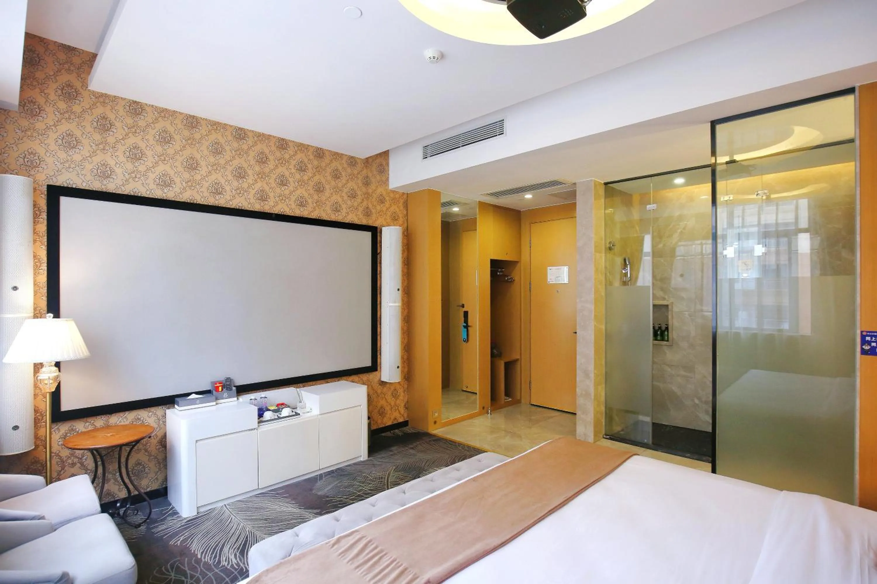 Bed in Taishan He Style Hotel