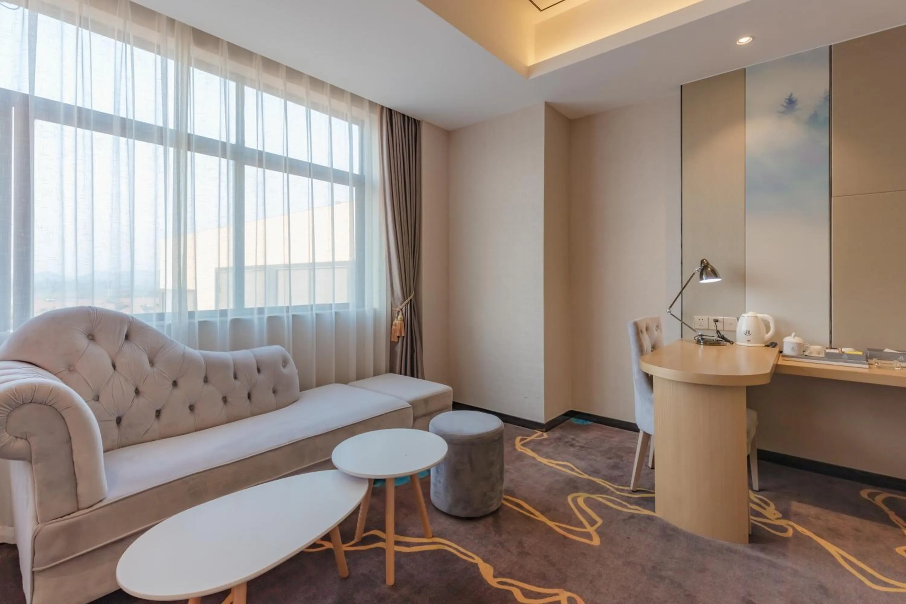 Living room in Taishan He Style Hotel