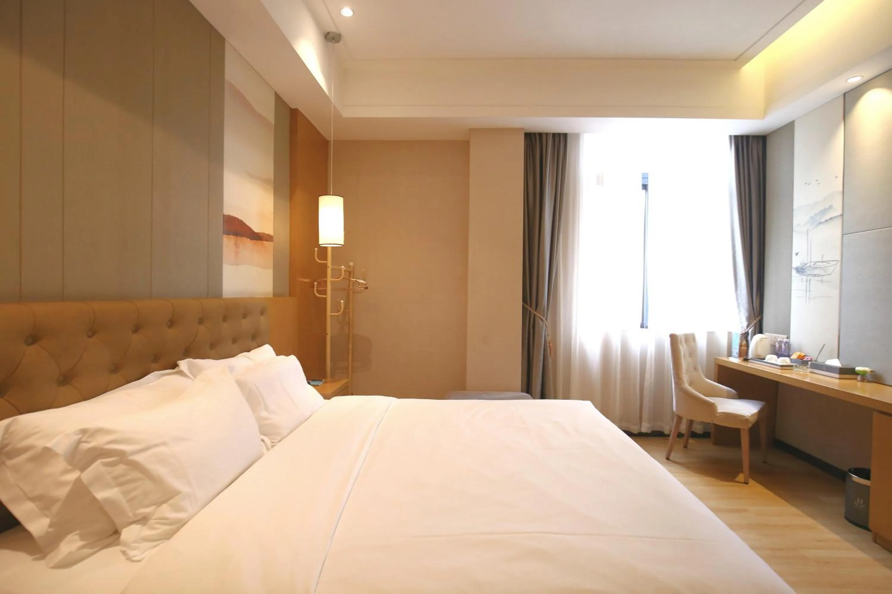 Bed in Taishan He Style Hotel