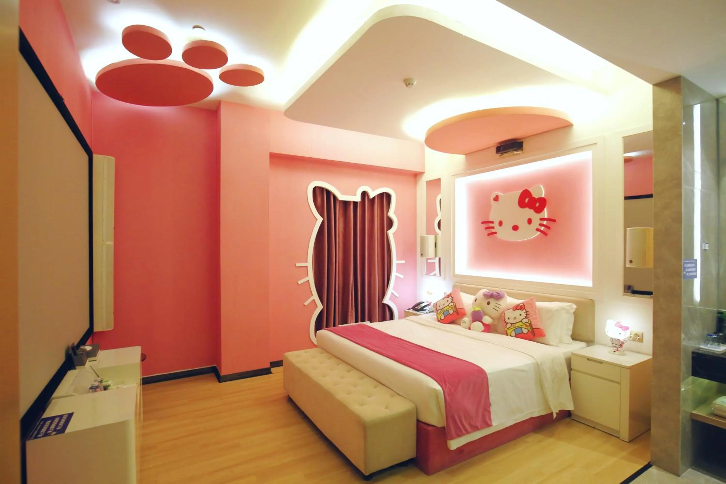Bed in Taishan He Style Hotel