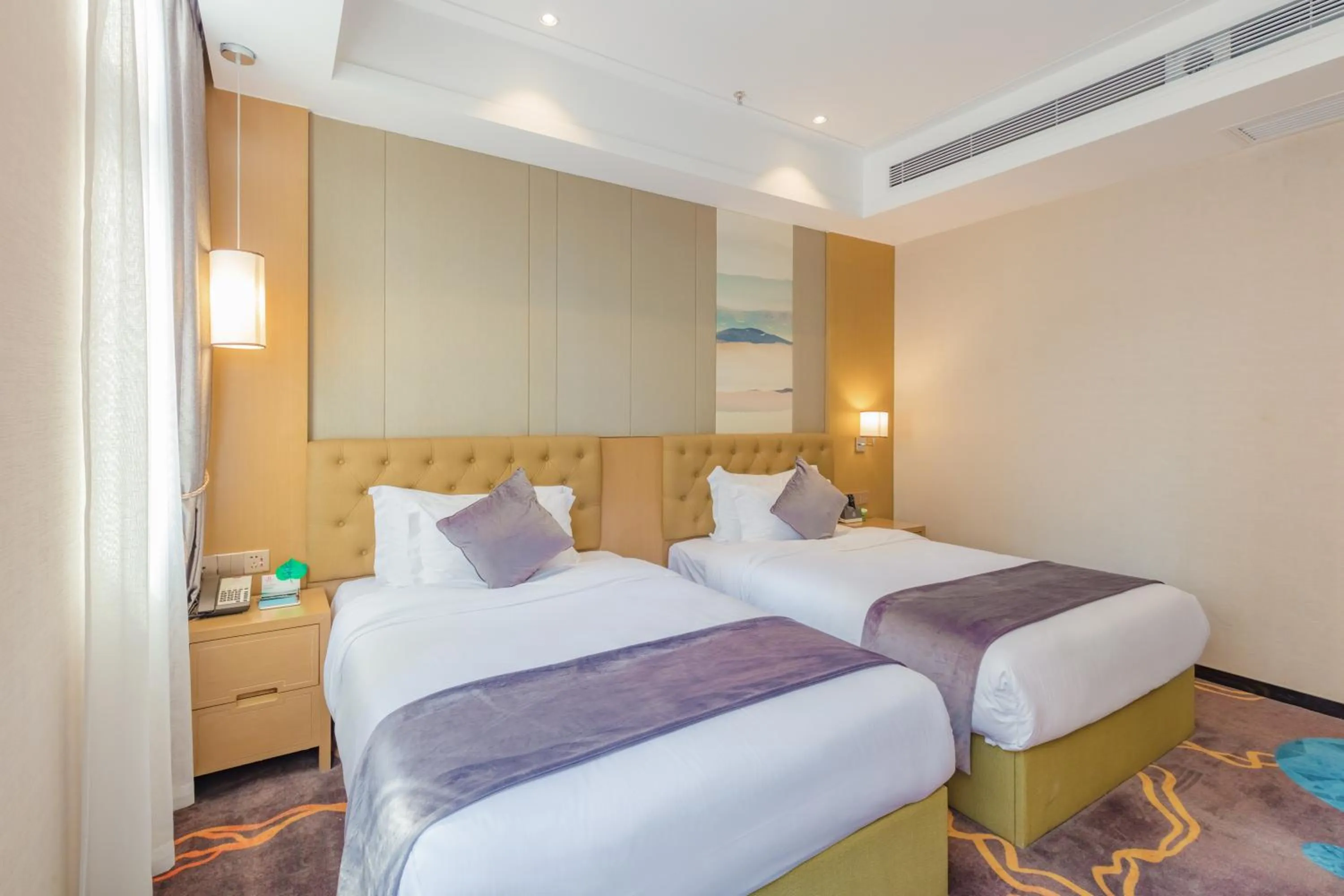 Bed in Taishan He Style Hotel