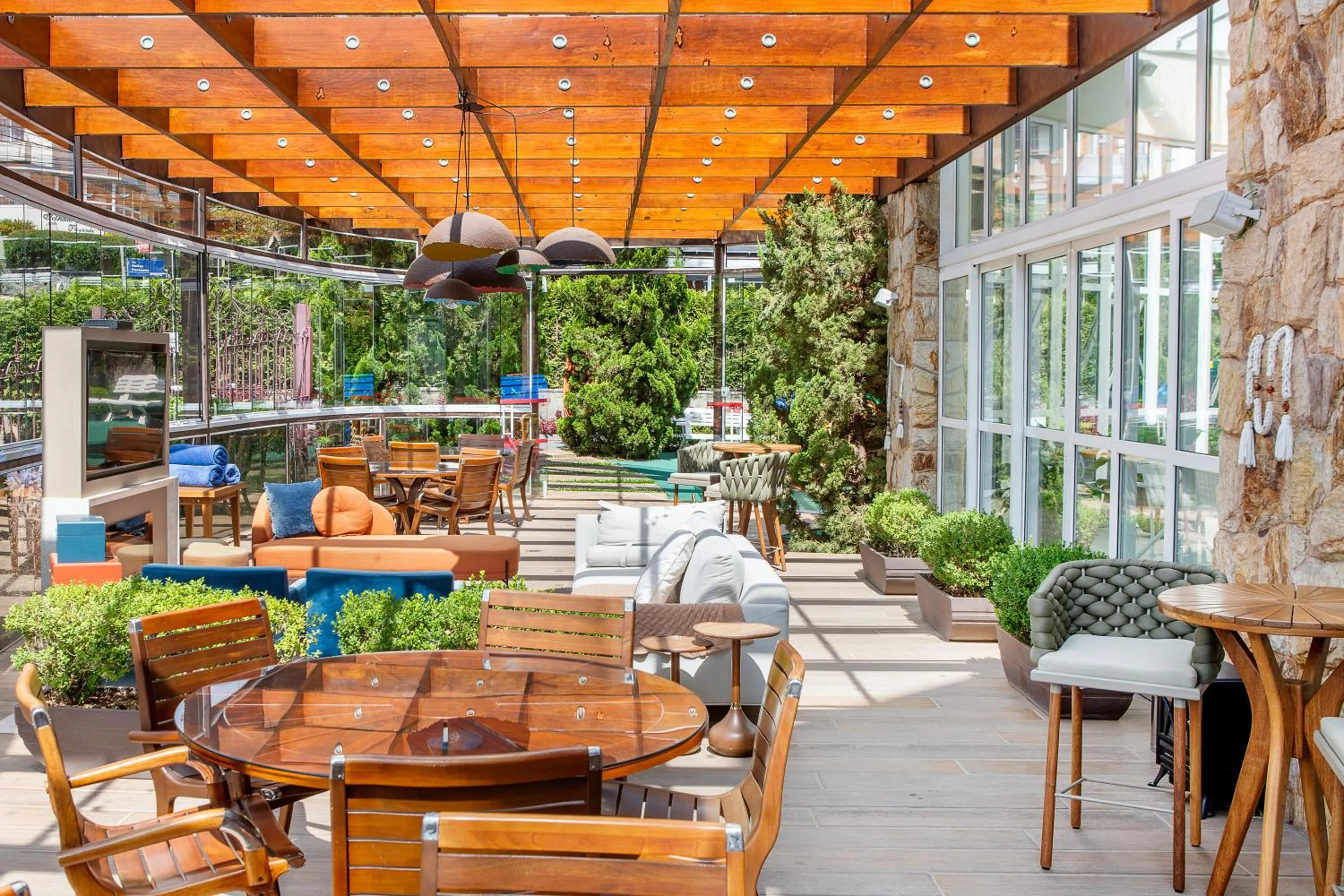 Seating area in Hotel Serra da Estrela