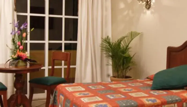 Bed in Hotel Antiguo Fortin Bed in Hotel Antiguo Fortin