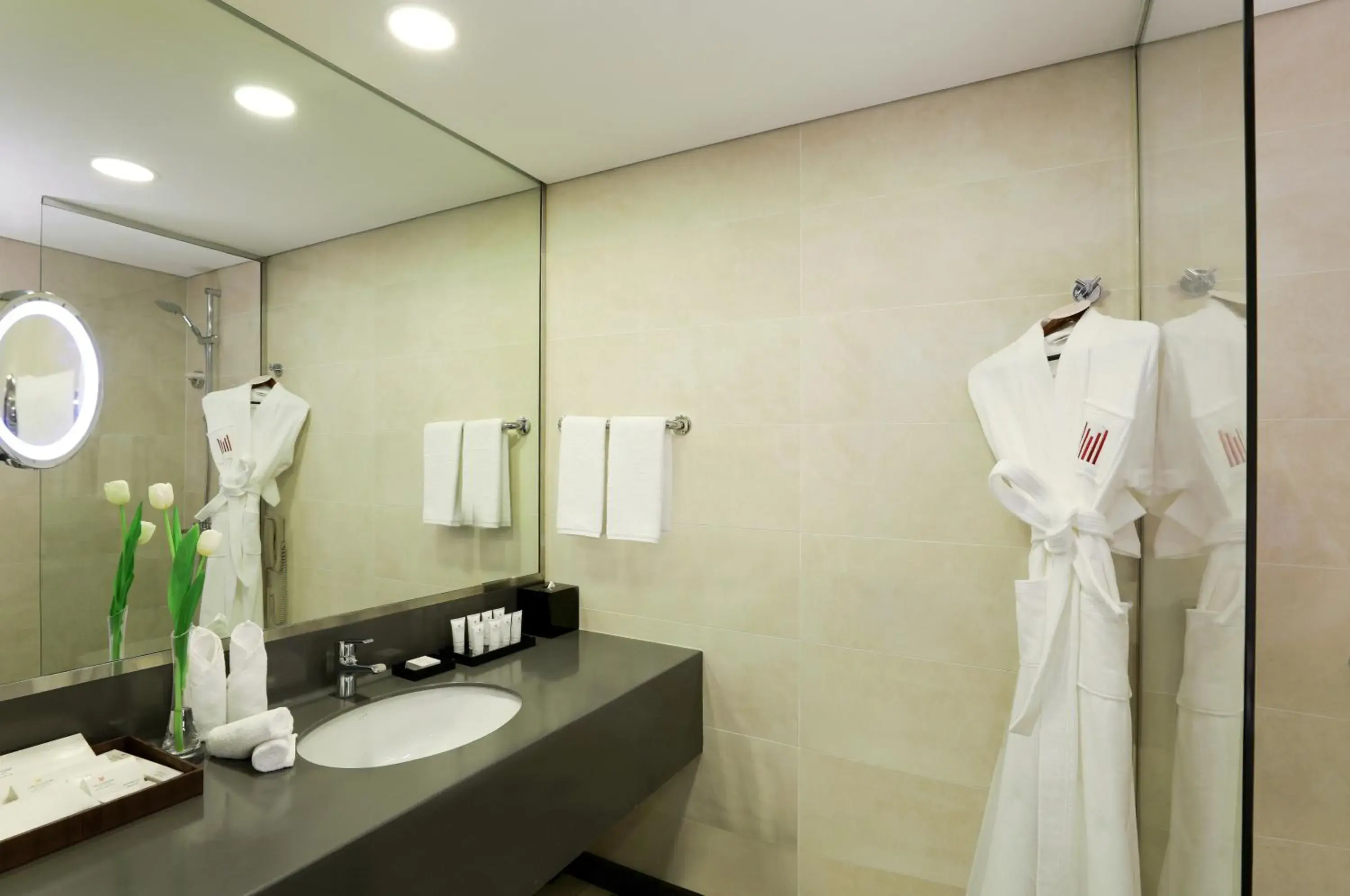 Bathroom in Millennium Madinah Airport Bathroom in Millennium Madinah Airport