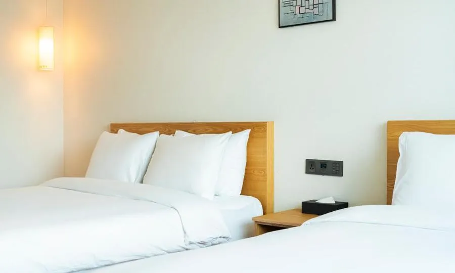 Bed in Yeosu Hotel Haven