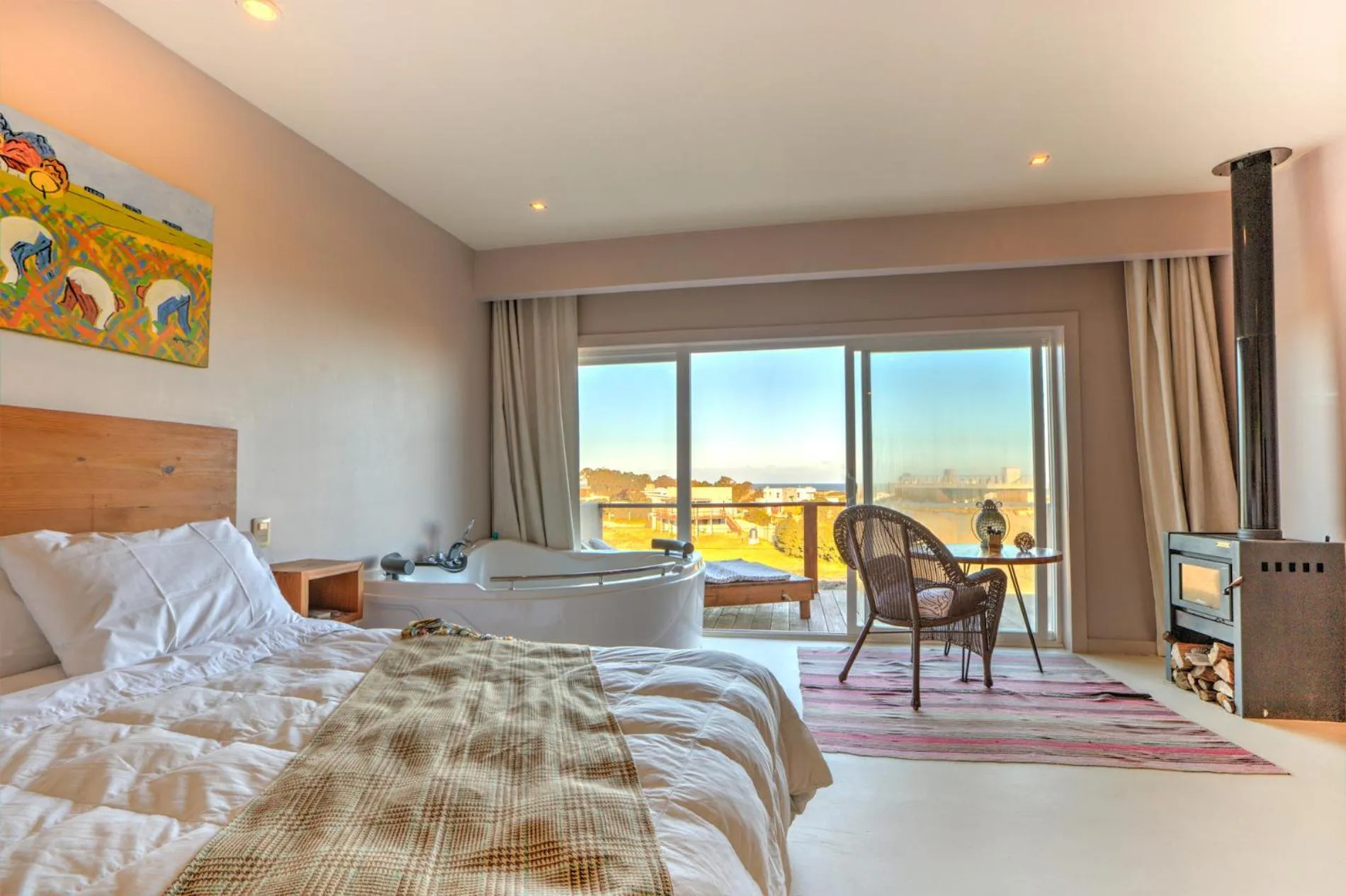 Bed in La Viuda de José Ignacio