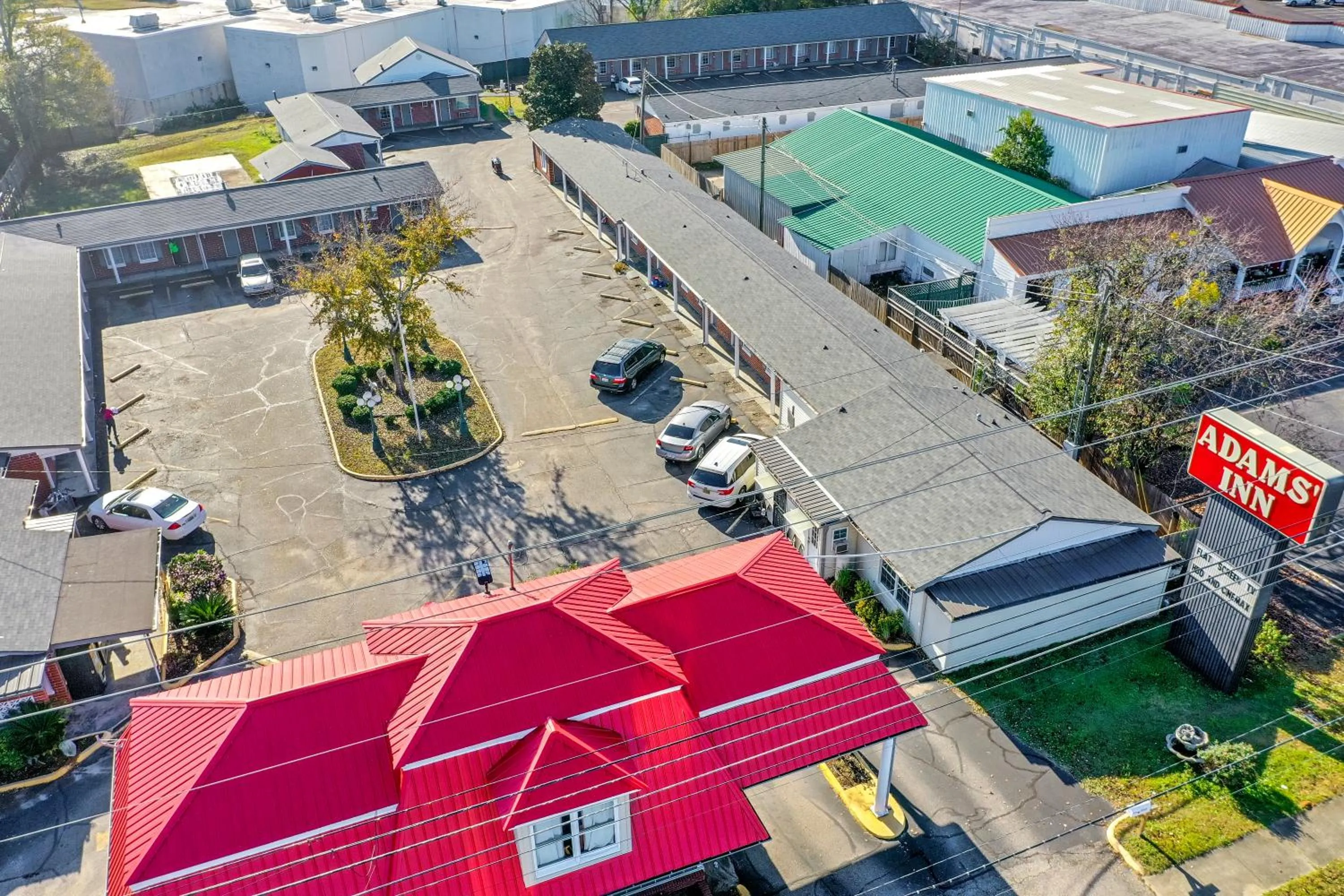 Bird's eye view in Adams Inn
