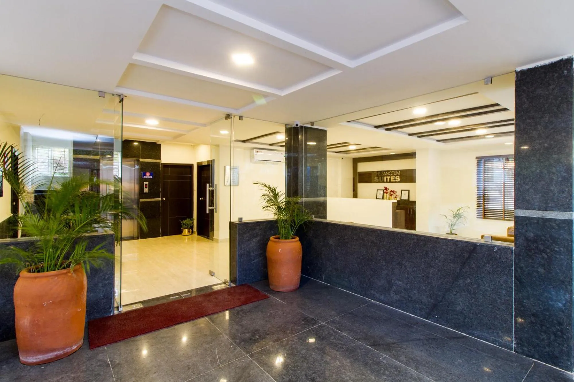 Facade/entrance in Sanctum Suites Whitefield Bangalore