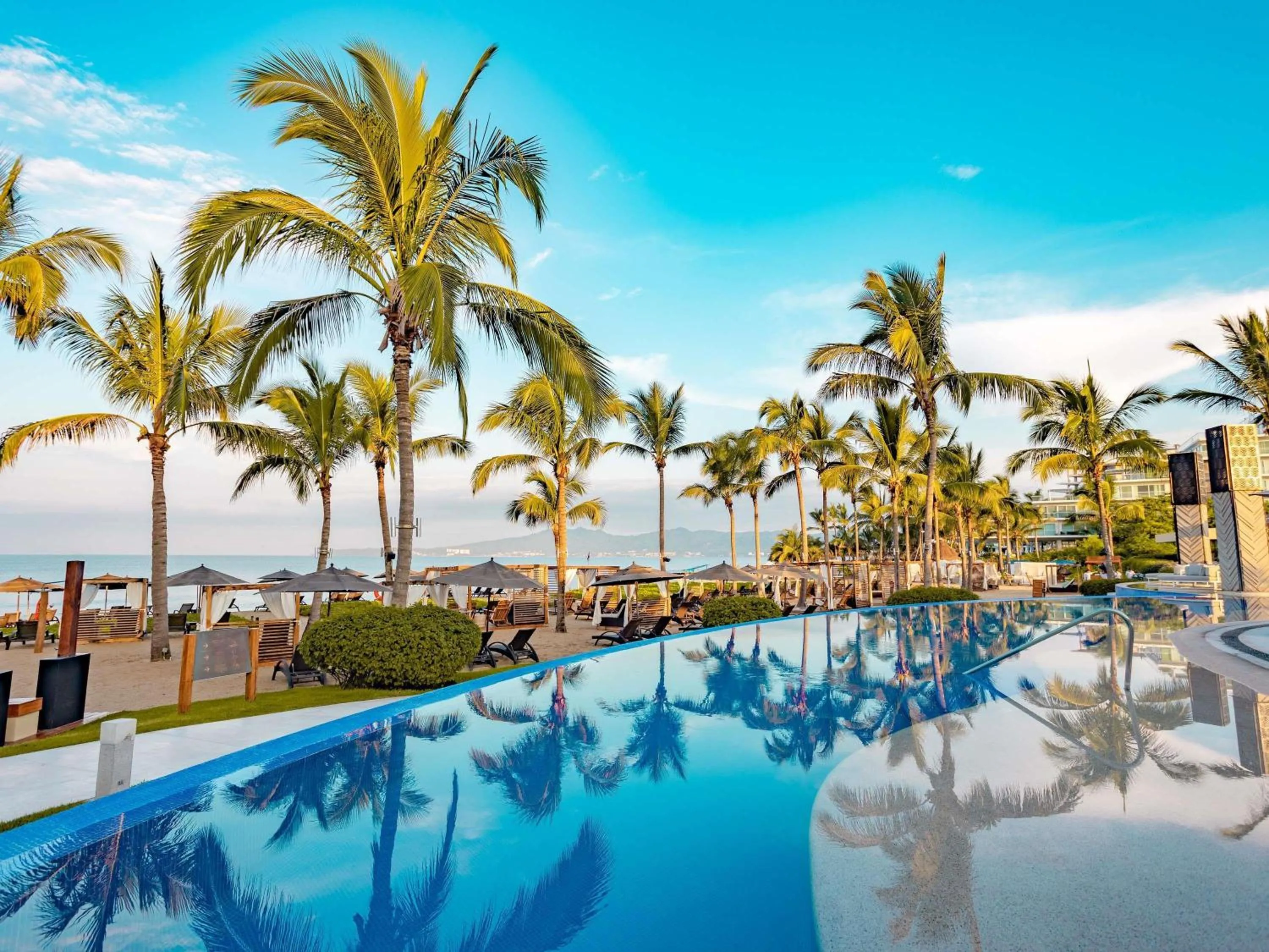 Pool view in Marival Distinct All-Suites & World Spa - Handwritten Collection