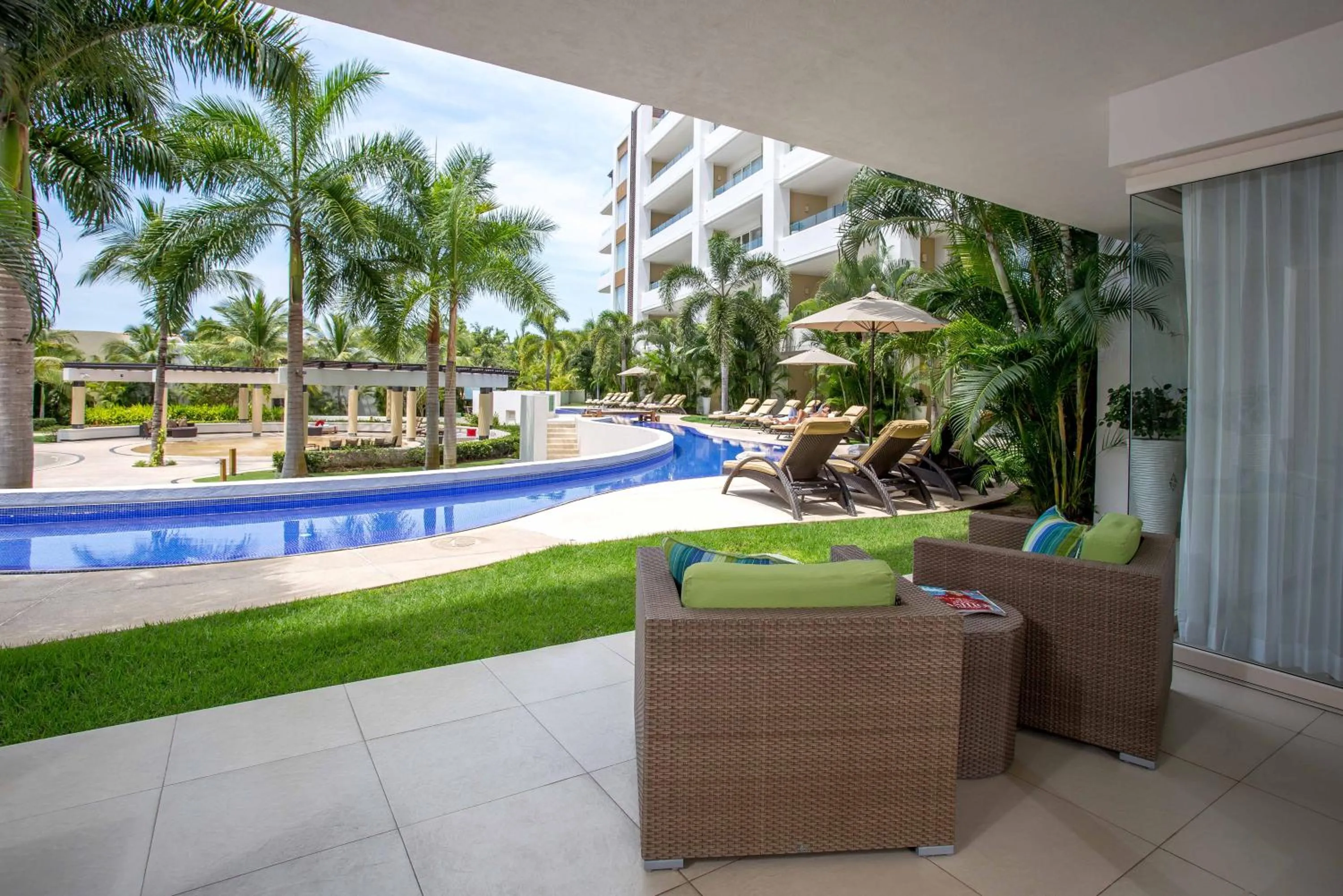 Pool view in Marival Distinct All-Suites & World Spa - Handwritten Collection