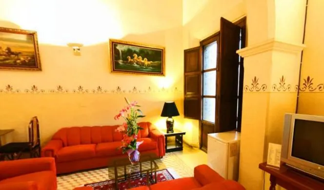 Living room in Posada Coatepec