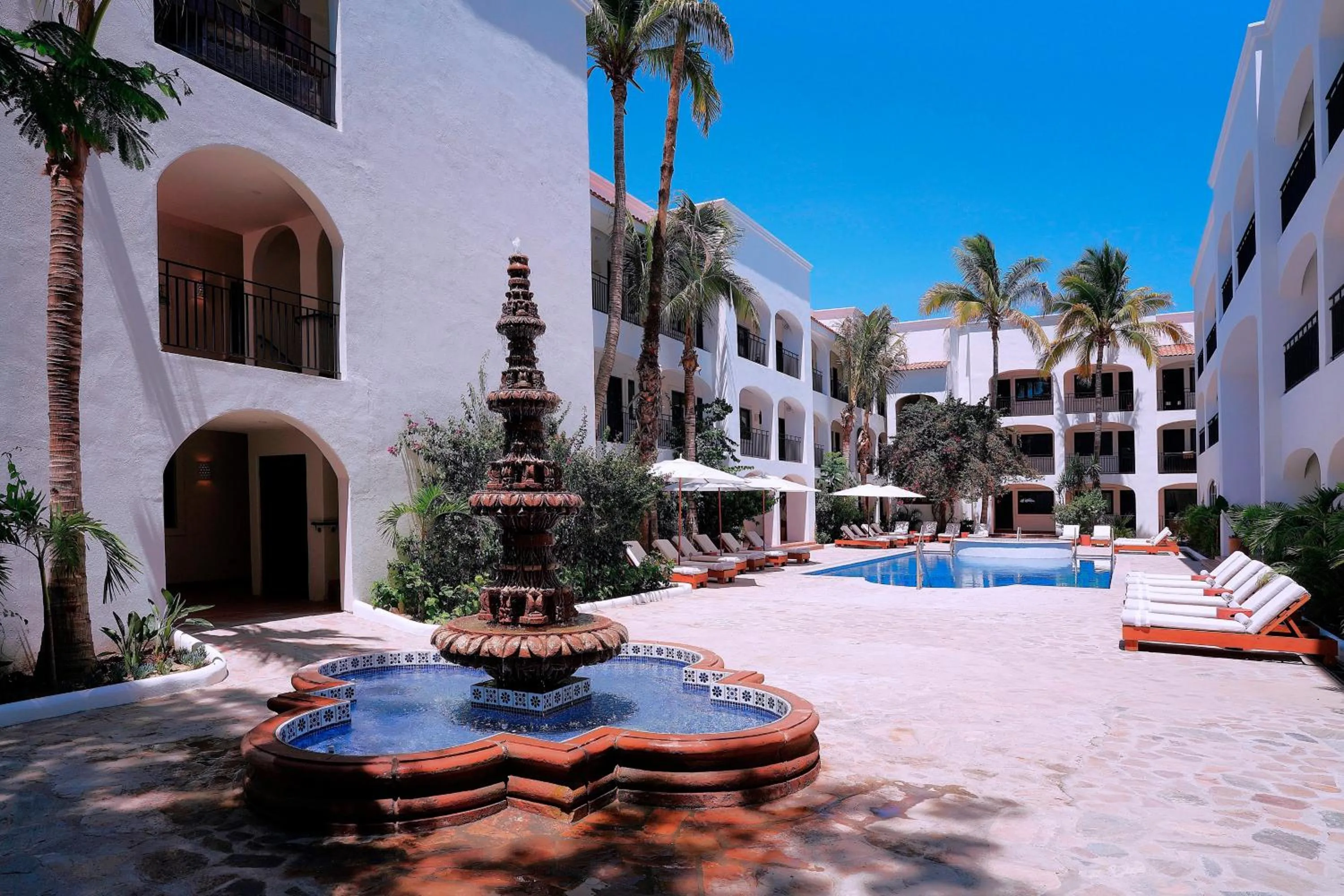 Inner courtyard view in Tropicana Los Cabos, Tapestry Collection by Hilton