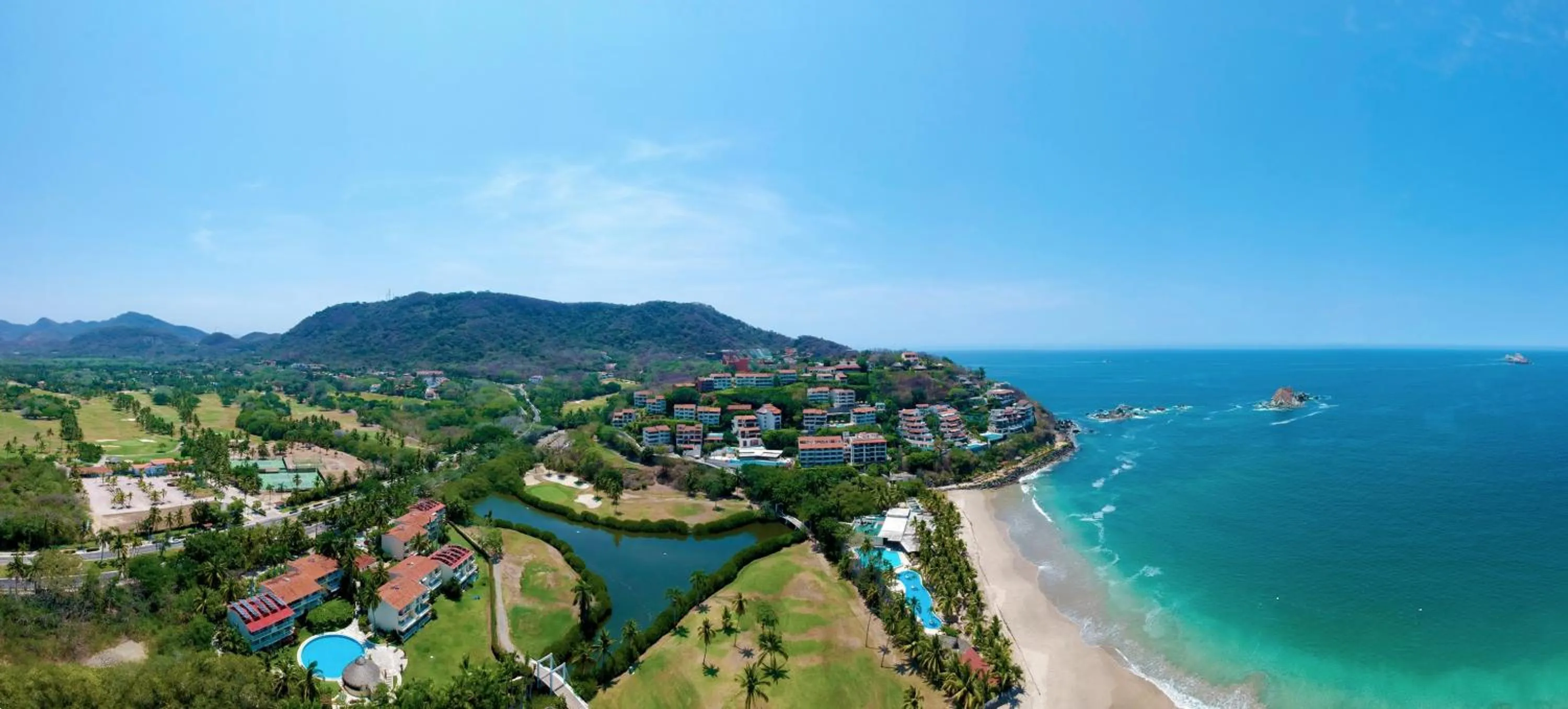 Bird's eye view in Pacifica Resort Ixtapa