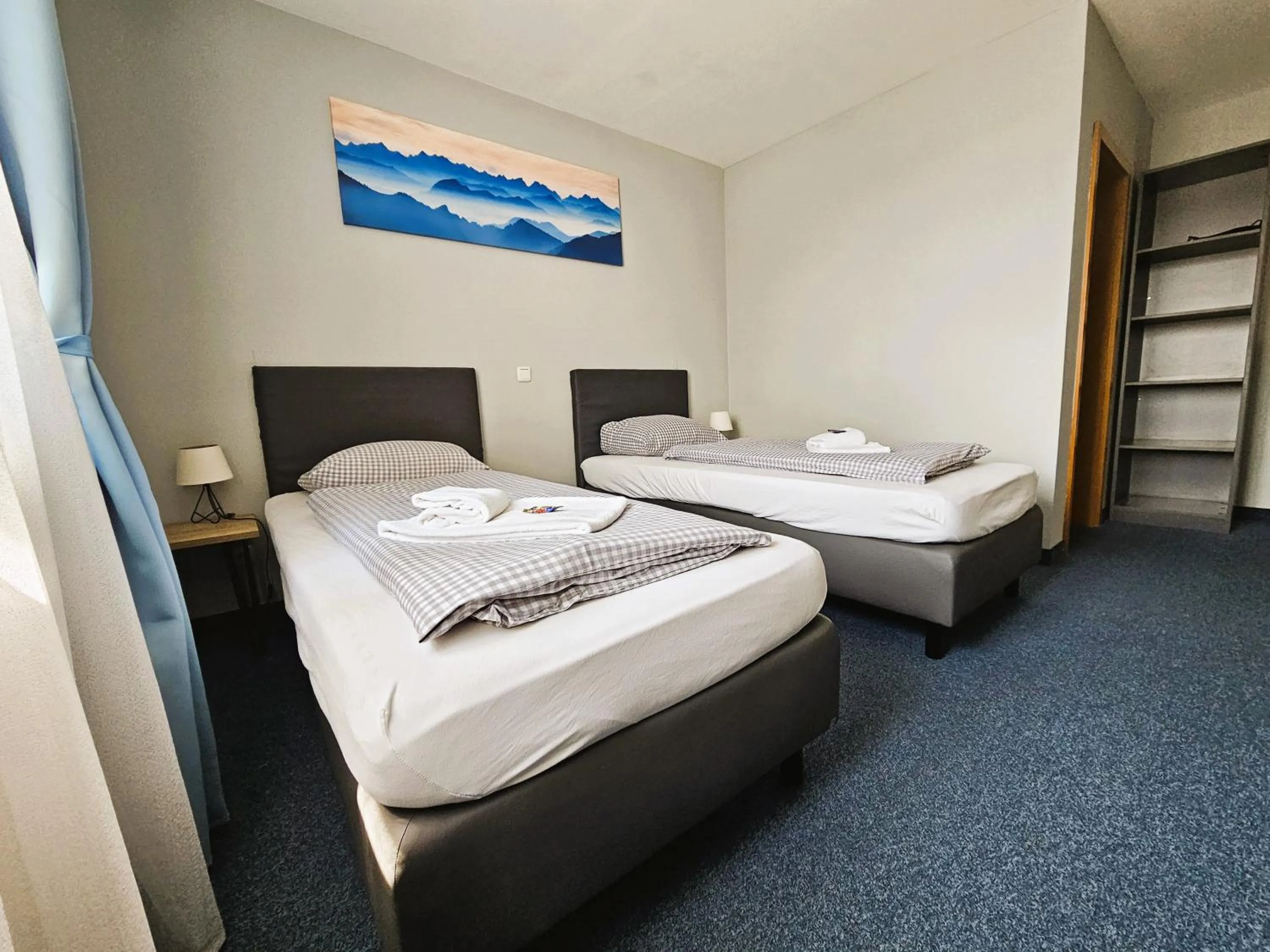 Photo of the whole room, Bed in ARRIVEL Pension Pliening - bisher Novitel