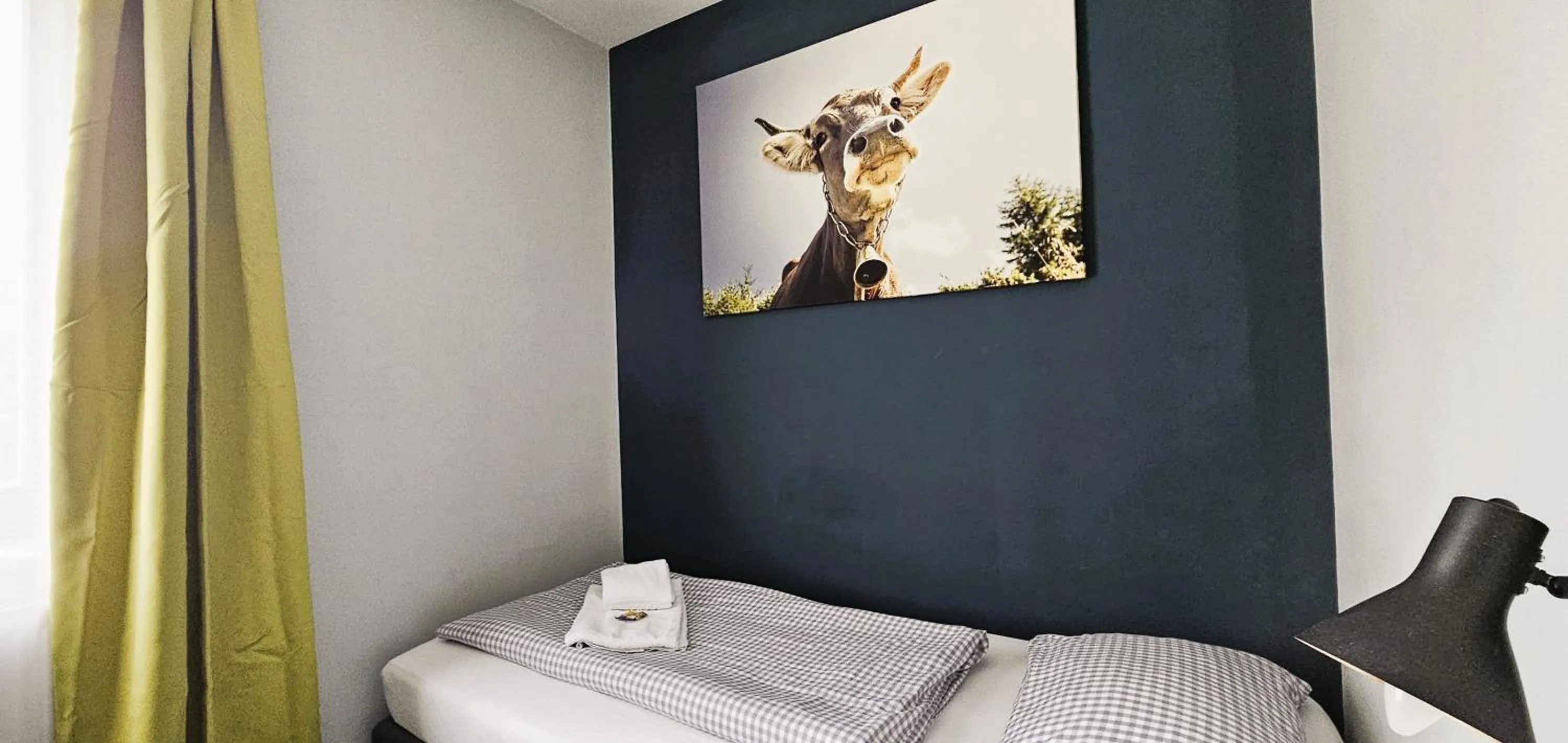 Photo of the whole room, Bed in ARRIVEL Pension Pliening - bisher Novitel