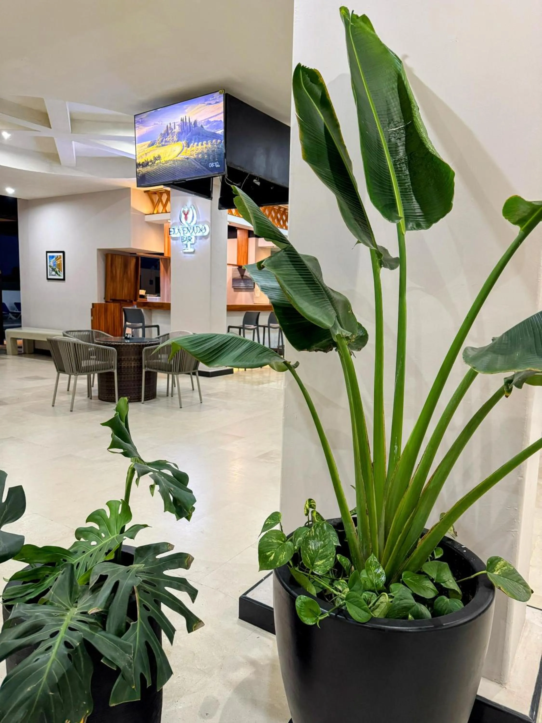Living room in Hacienda Mazatlán sea view