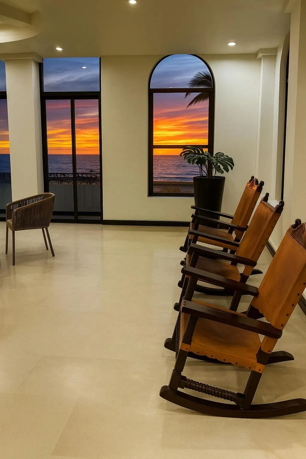 Sunset in Hacienda Mazatlán sea view