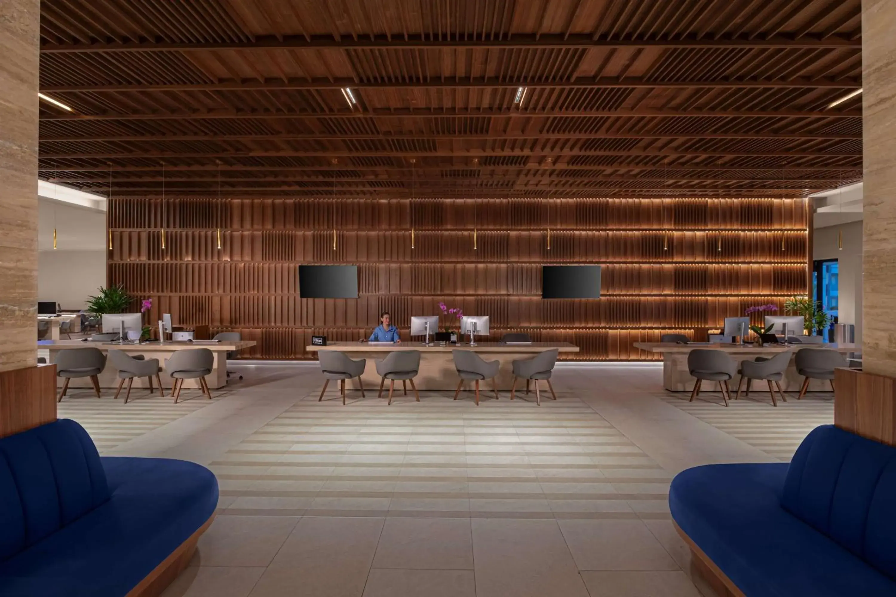 Lobby or reception in Hilton Cancun Mar Caribe All-Inclusive Resort Lobby or reception in Hilton Cancun Mar Caribe All-Inclusive Resort