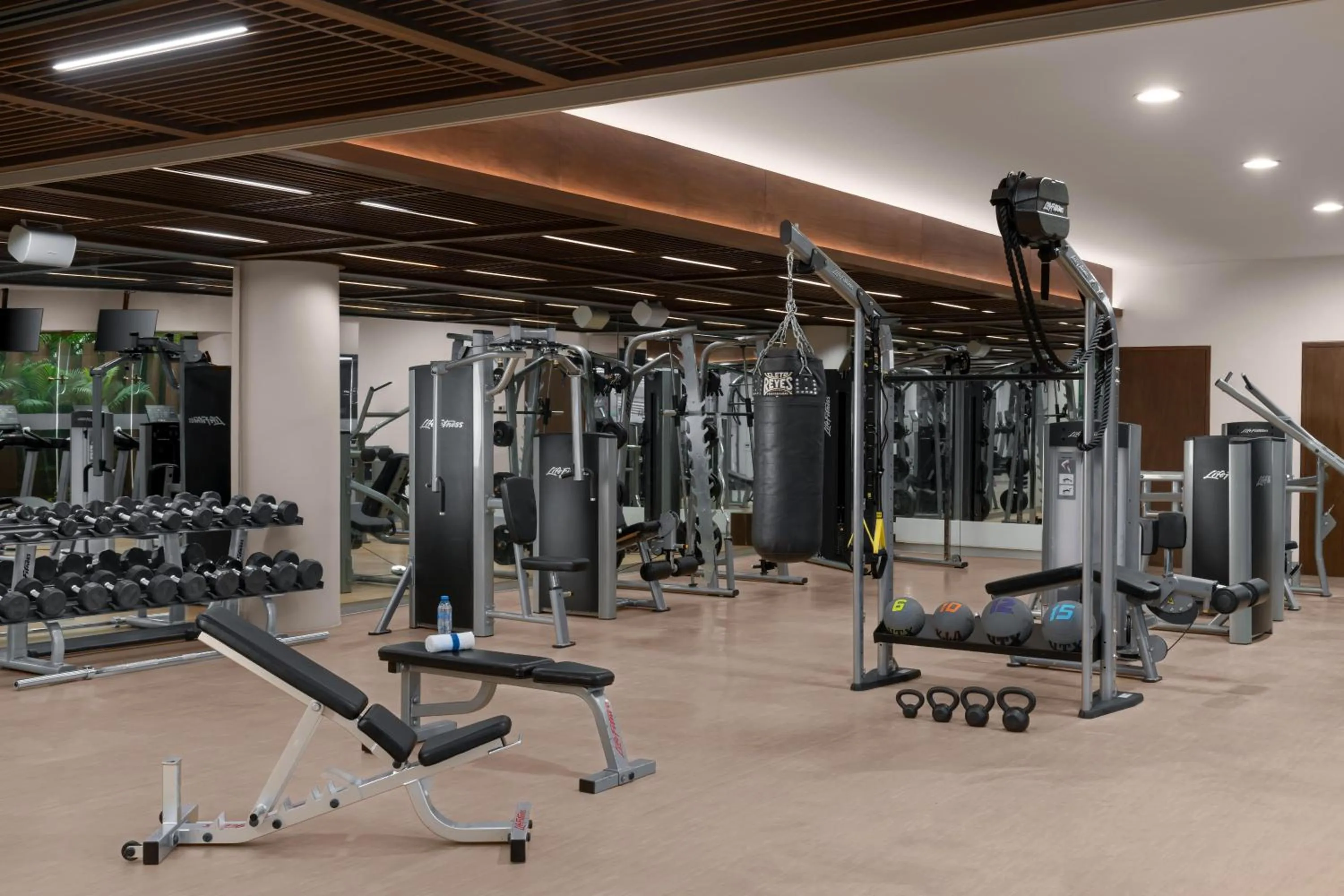 Fitness centre/facilities in Hilton Cancun Mar Caribe All-Inclusive Resort