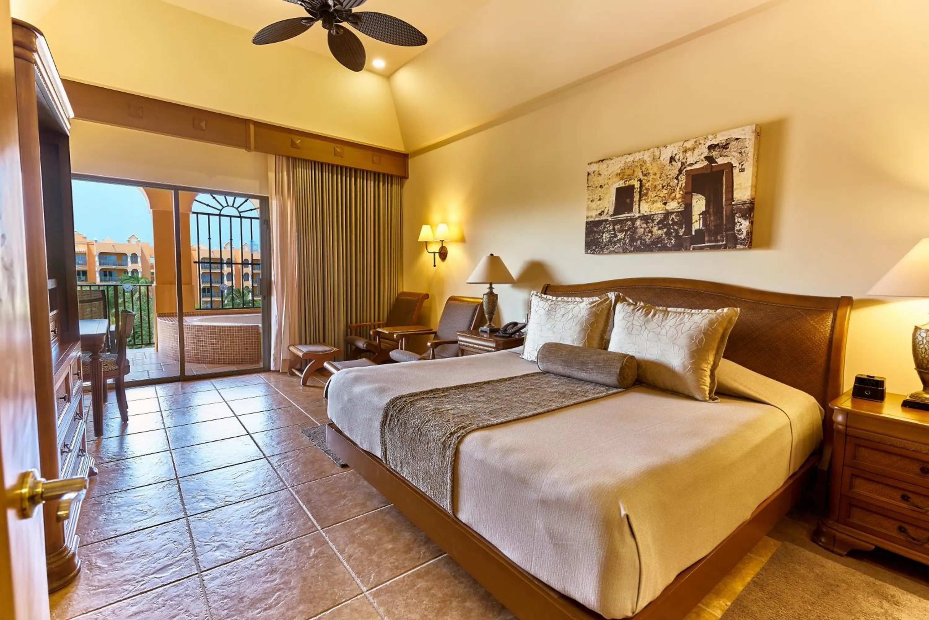 Bed in The Royal Haciendas Resort & Spa