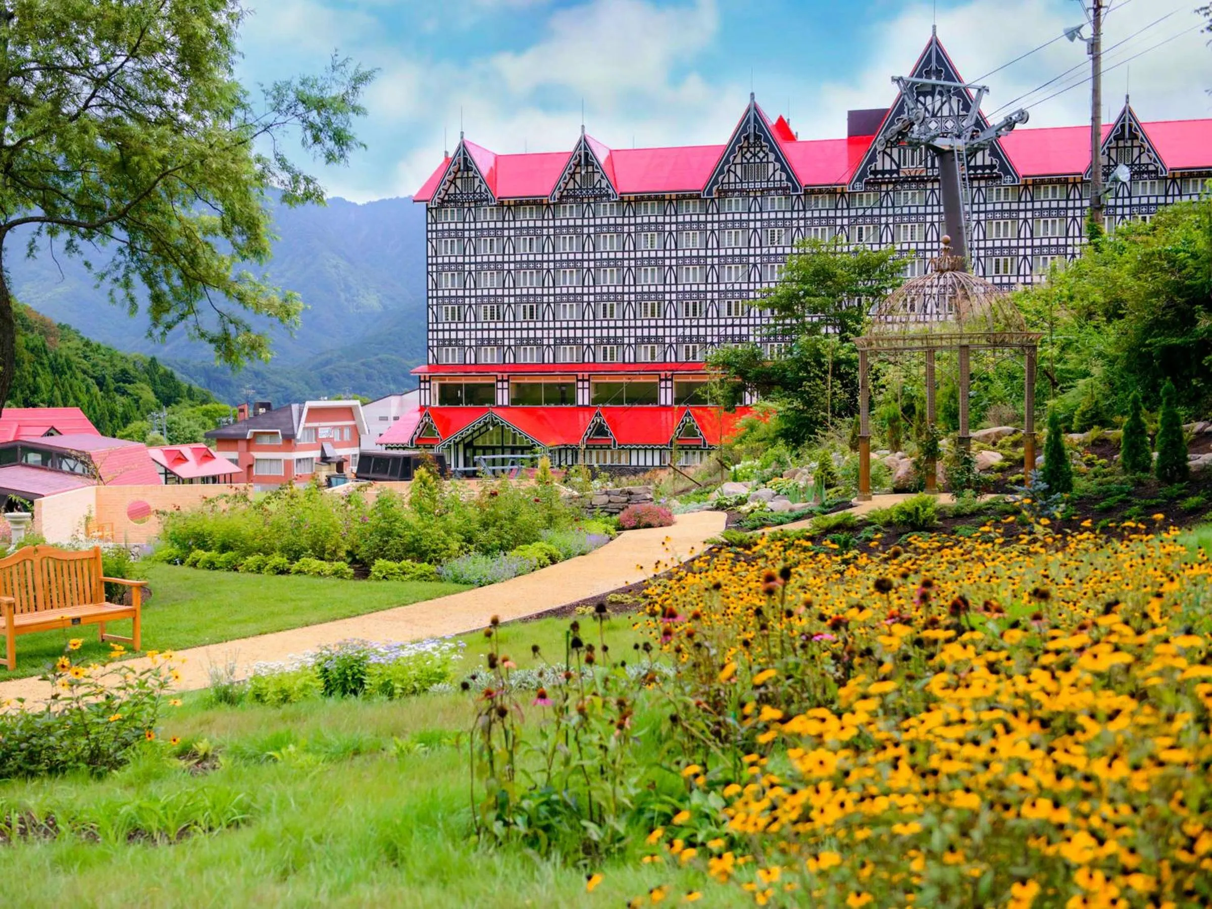 Property building in Hotel Green Plaza Hakuba