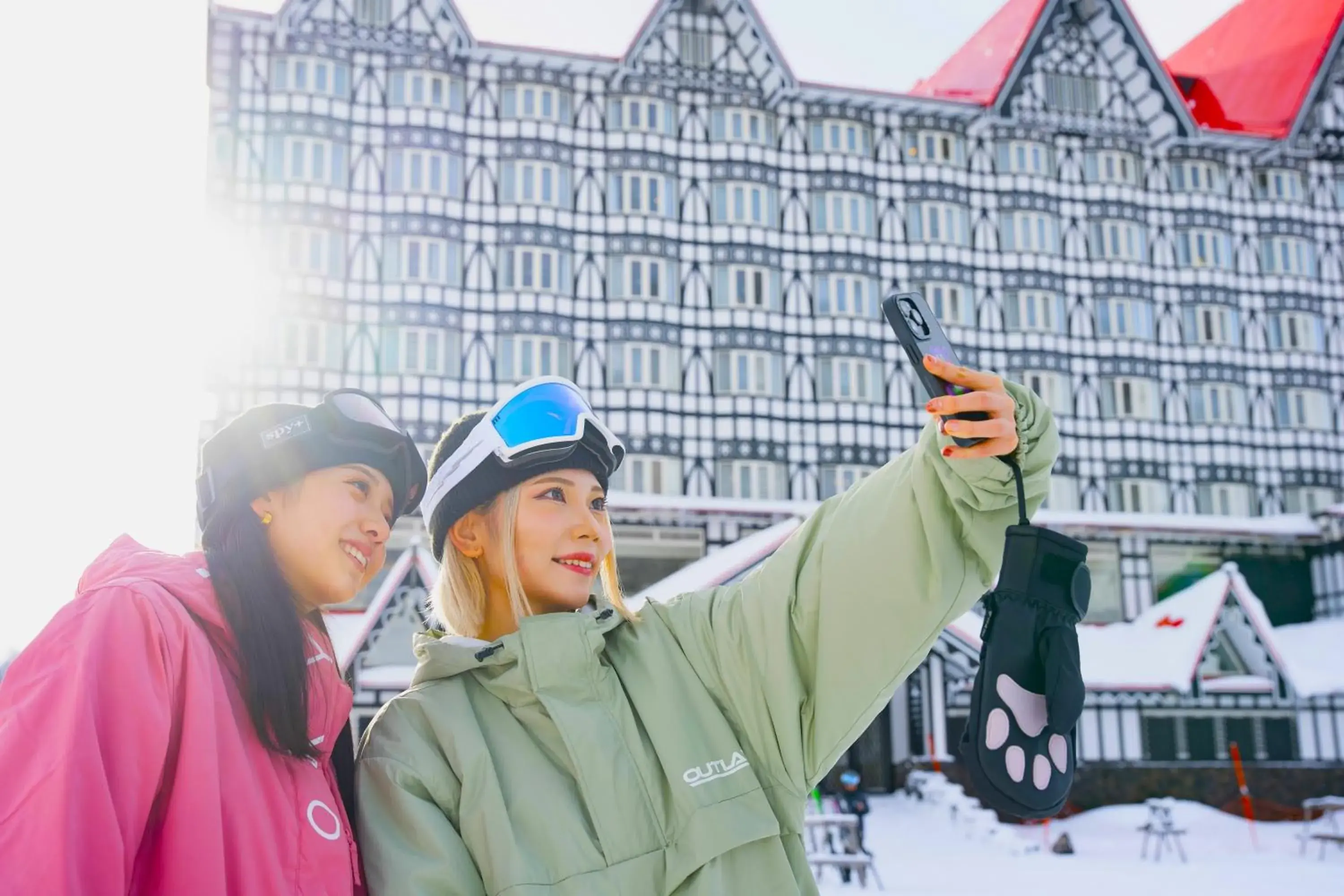 Property building in Hotel Green Plaza Hakuba Property building in Hotel Green Plaza Hakuba