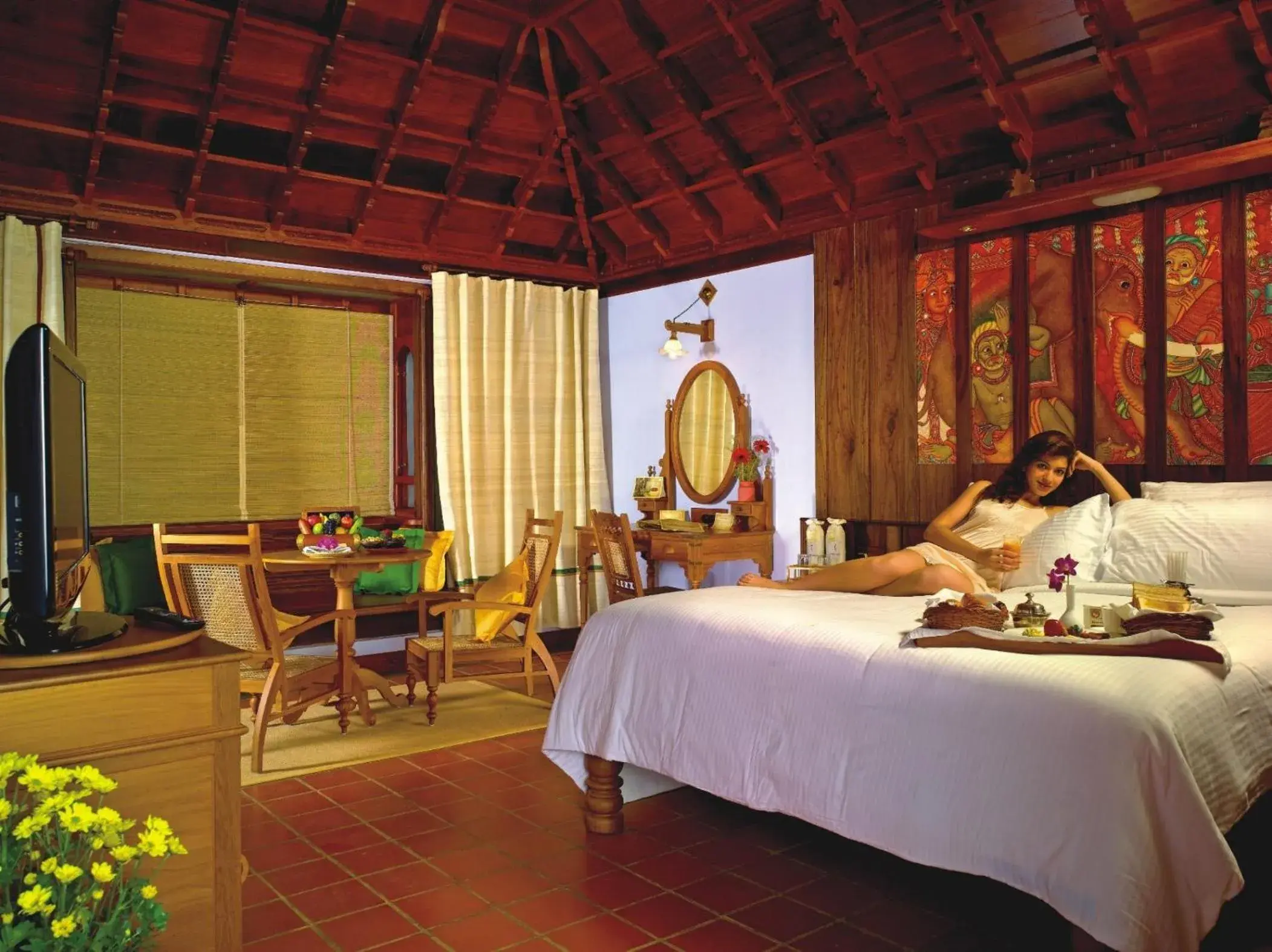 Photo of the whole room, Bed in Kumarakom Lake Resort Photo of the whole room, Bed in Kumarakom Lake Resort