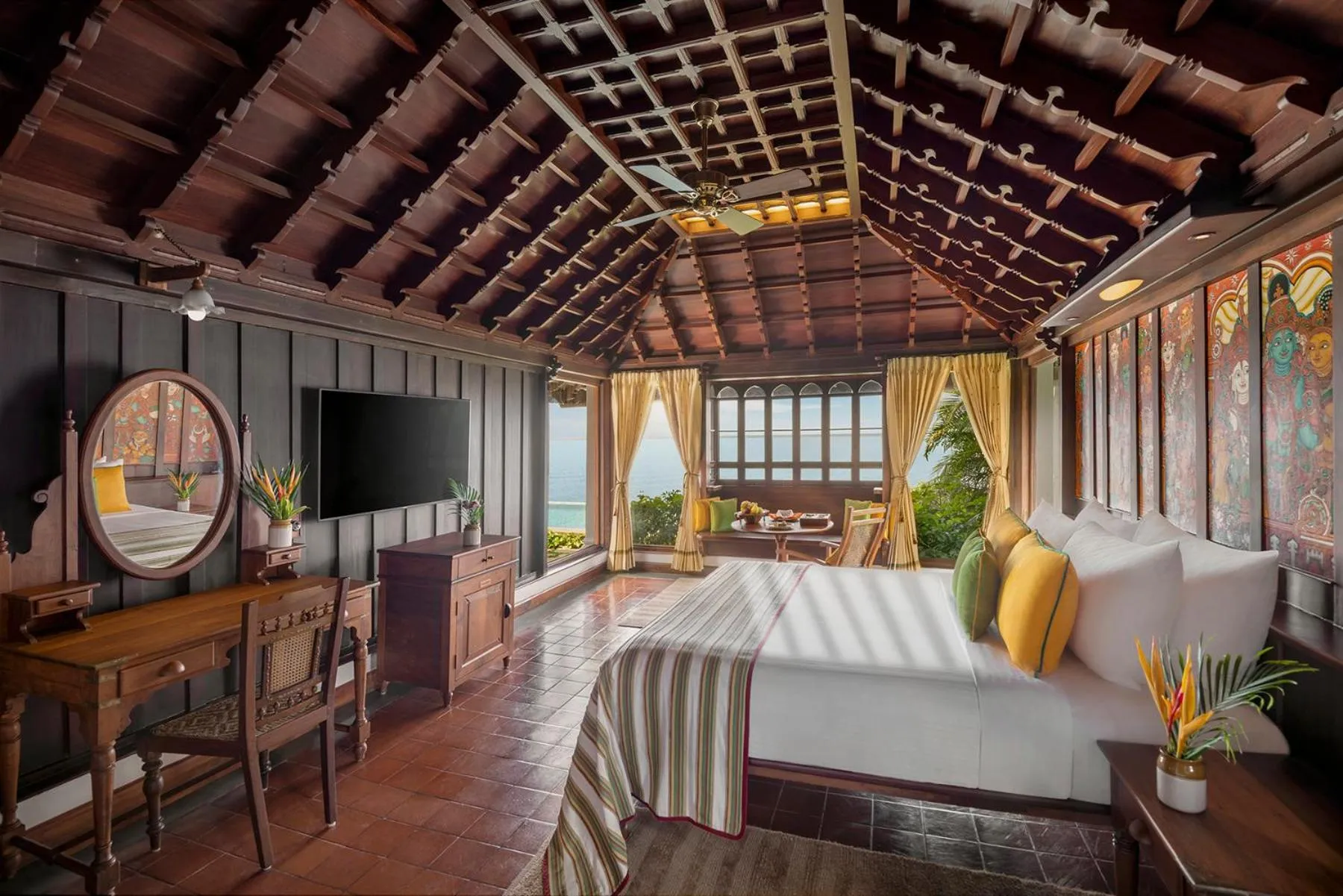 Bedroom, Bed in Kumarakom Lake Resort