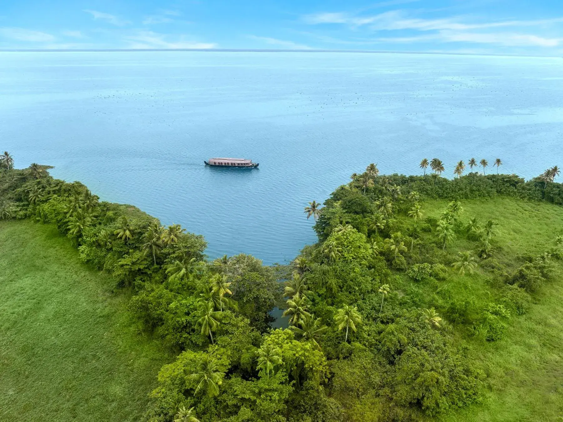 Lake view in Kumarakom Lake Resort Lake view in Kumarakom Lake Resort