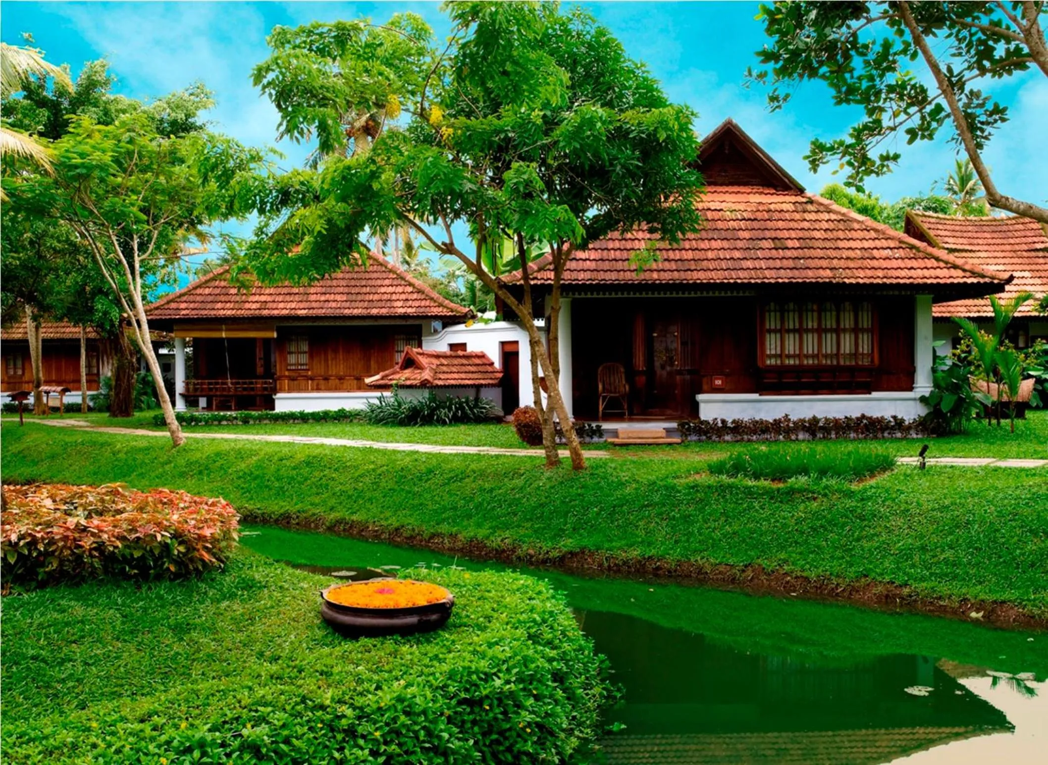 Area and facilities in Kumarakom Lake Resort