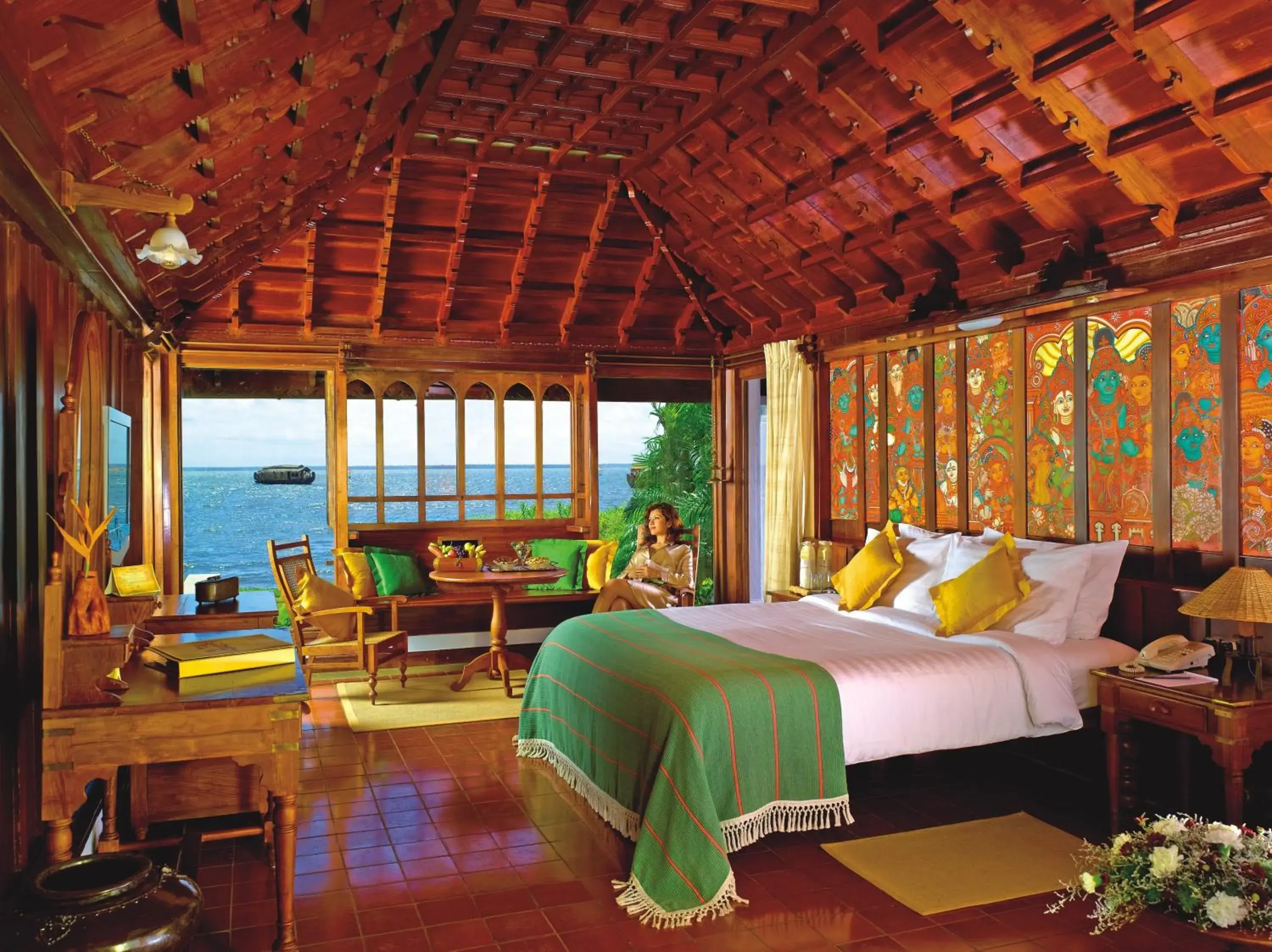 Photo of the whole room, Bed in Kumarakom Lake Resort Photo of the whole room, Bed in Kumarakom Lake Resort