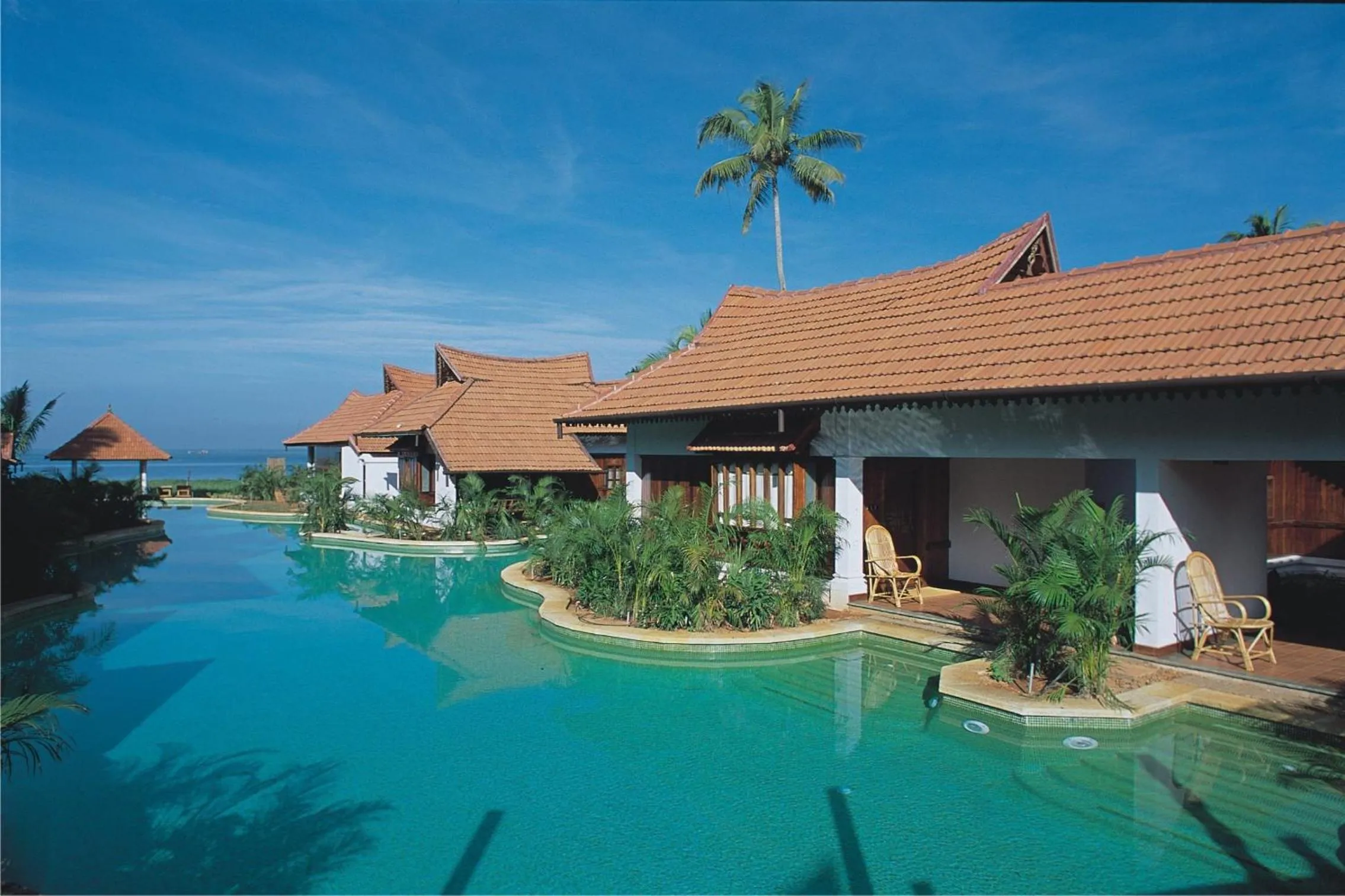 Swimming pool in Kumarakom Lake Resort