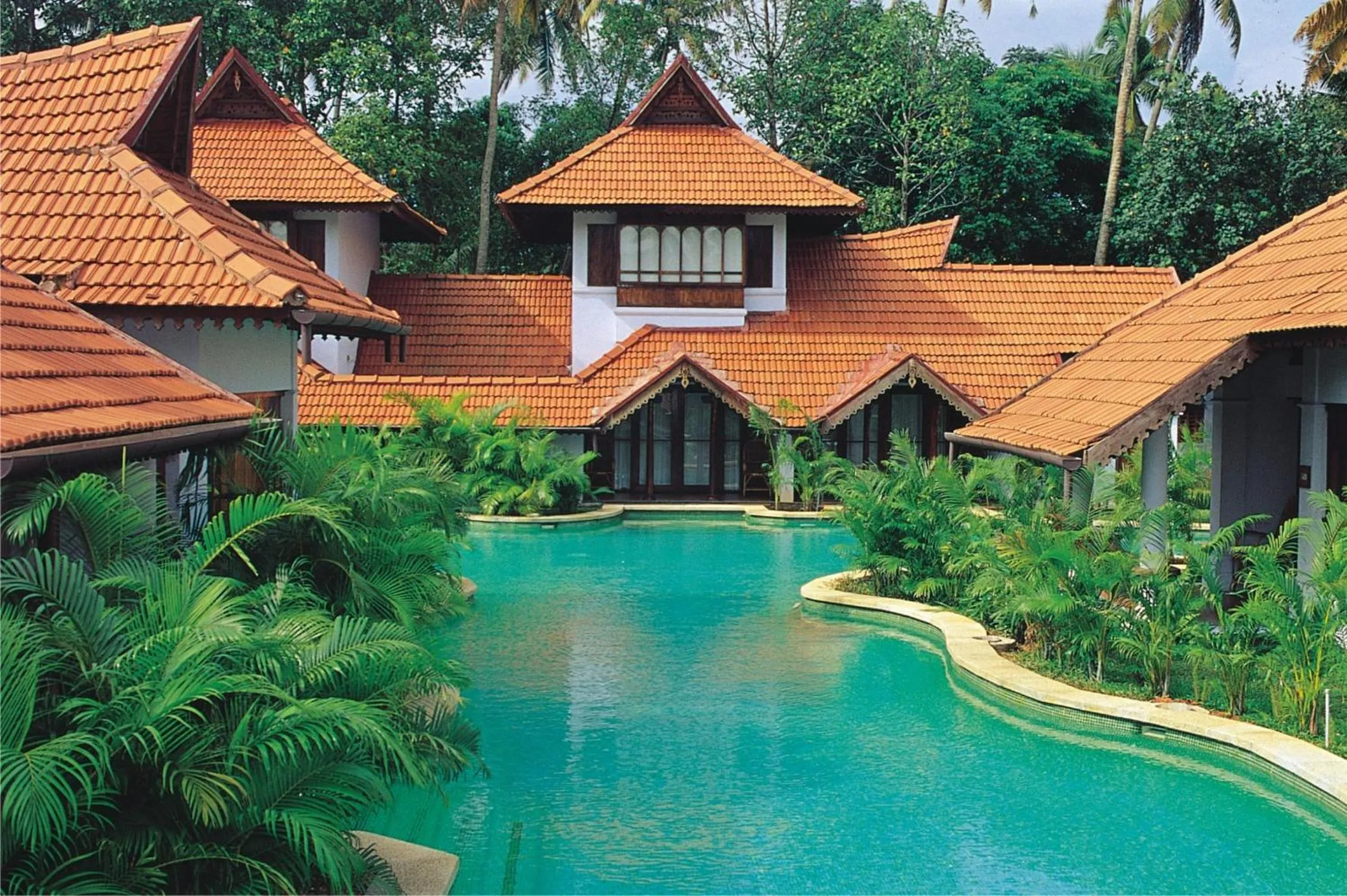 Swimming pool in Kumarakom Lake Resort
