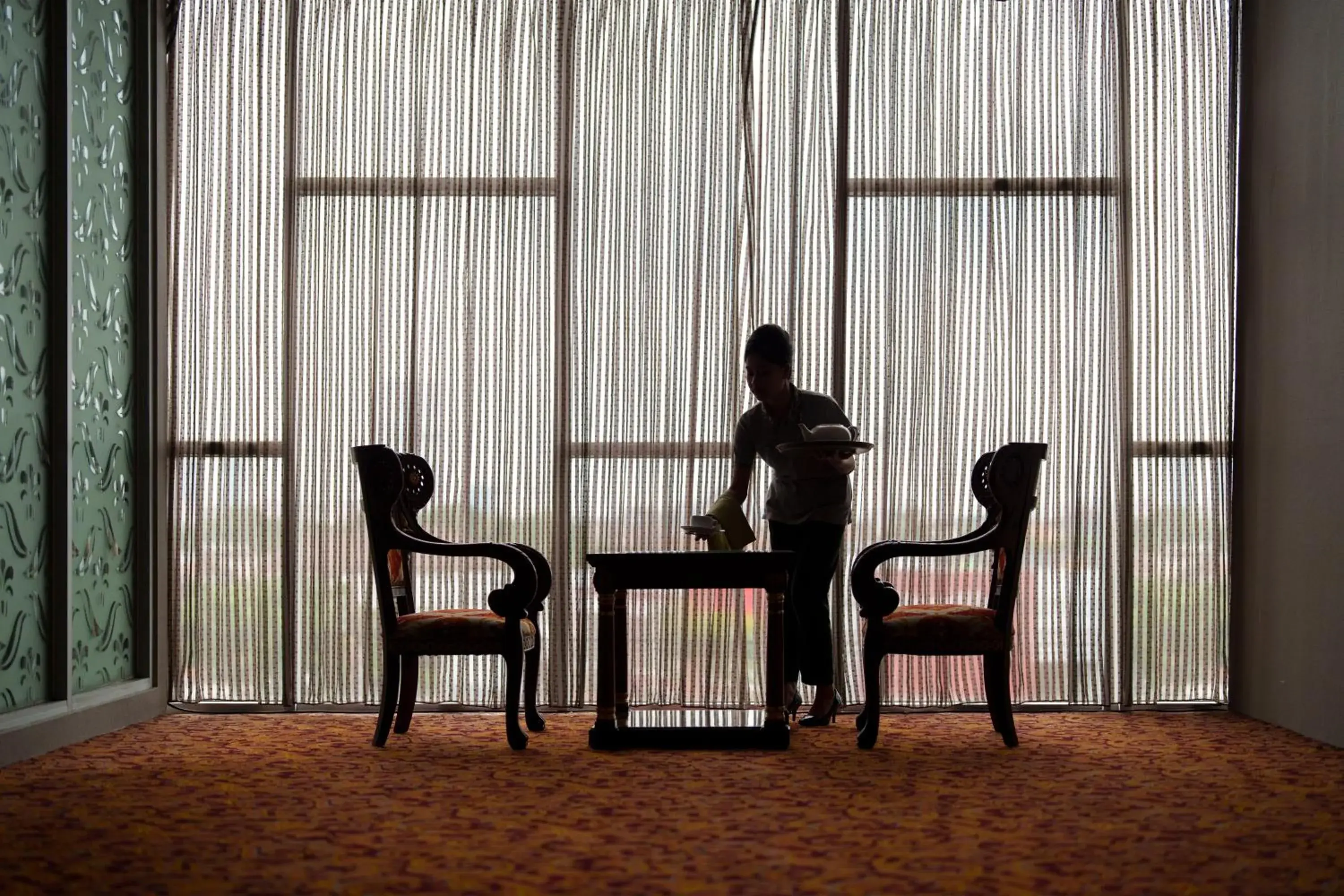 Seating area in Hotel Santika Jemursari