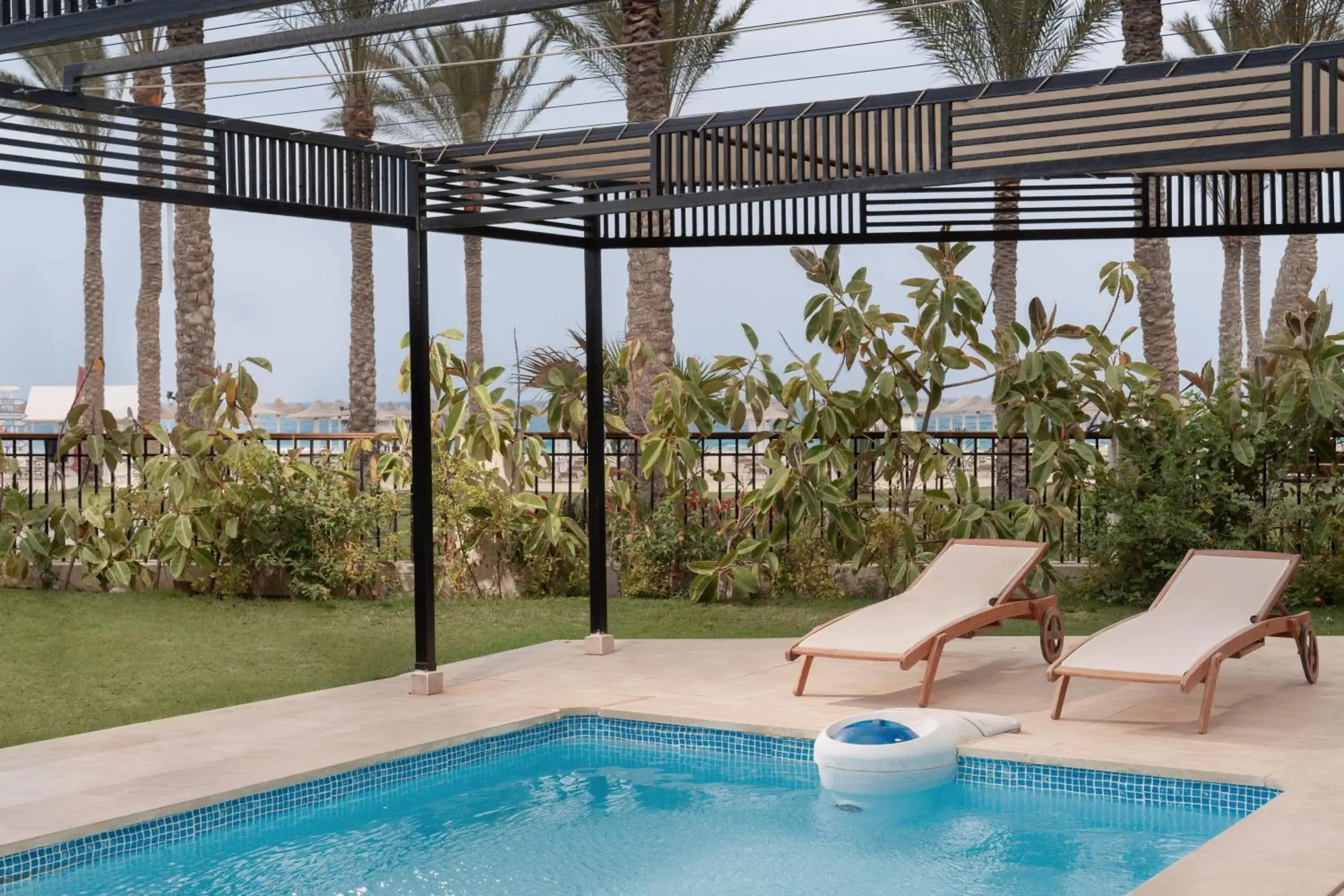 Swimming pool in JAZ Elite Crystal, Almaza Bay Swimming pool in JAZ Elite Crystal, Almaza Bay