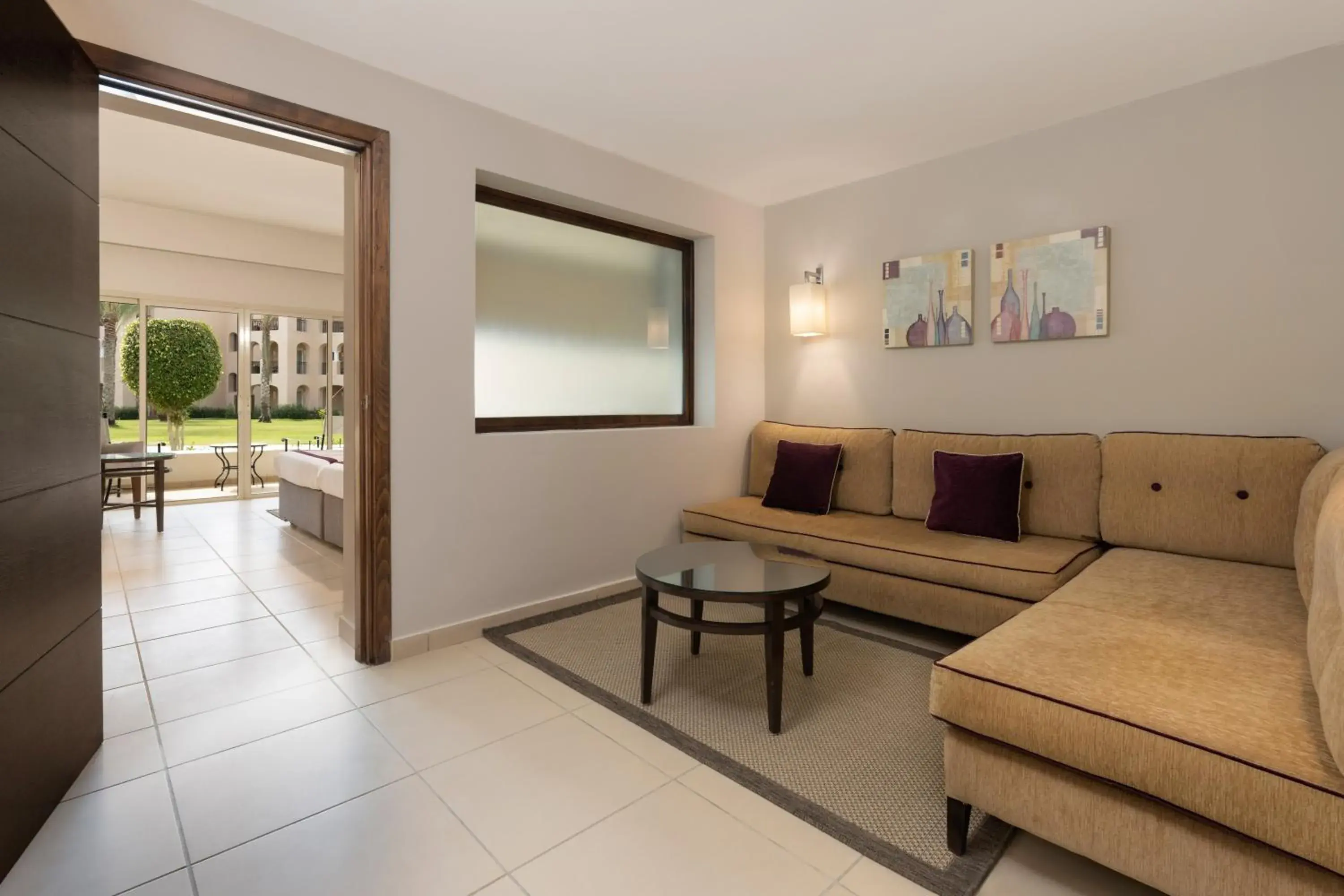 Living room in JAZ Elite Crystal, Almaza Bay Living room in JAZ Elite Crystal, Almaza Bay