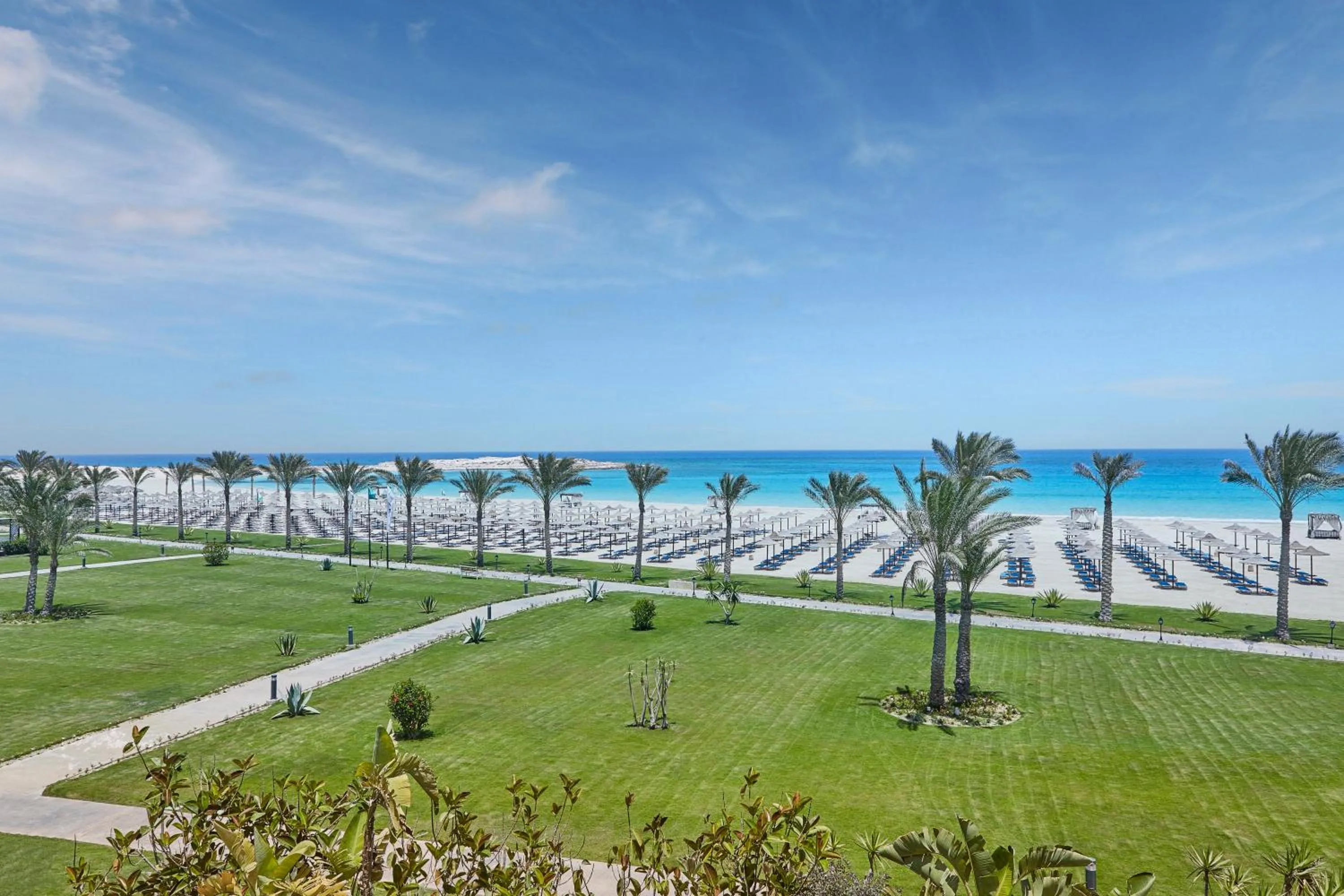 Beach in JAZ Elite Crystal, Almaza Bay