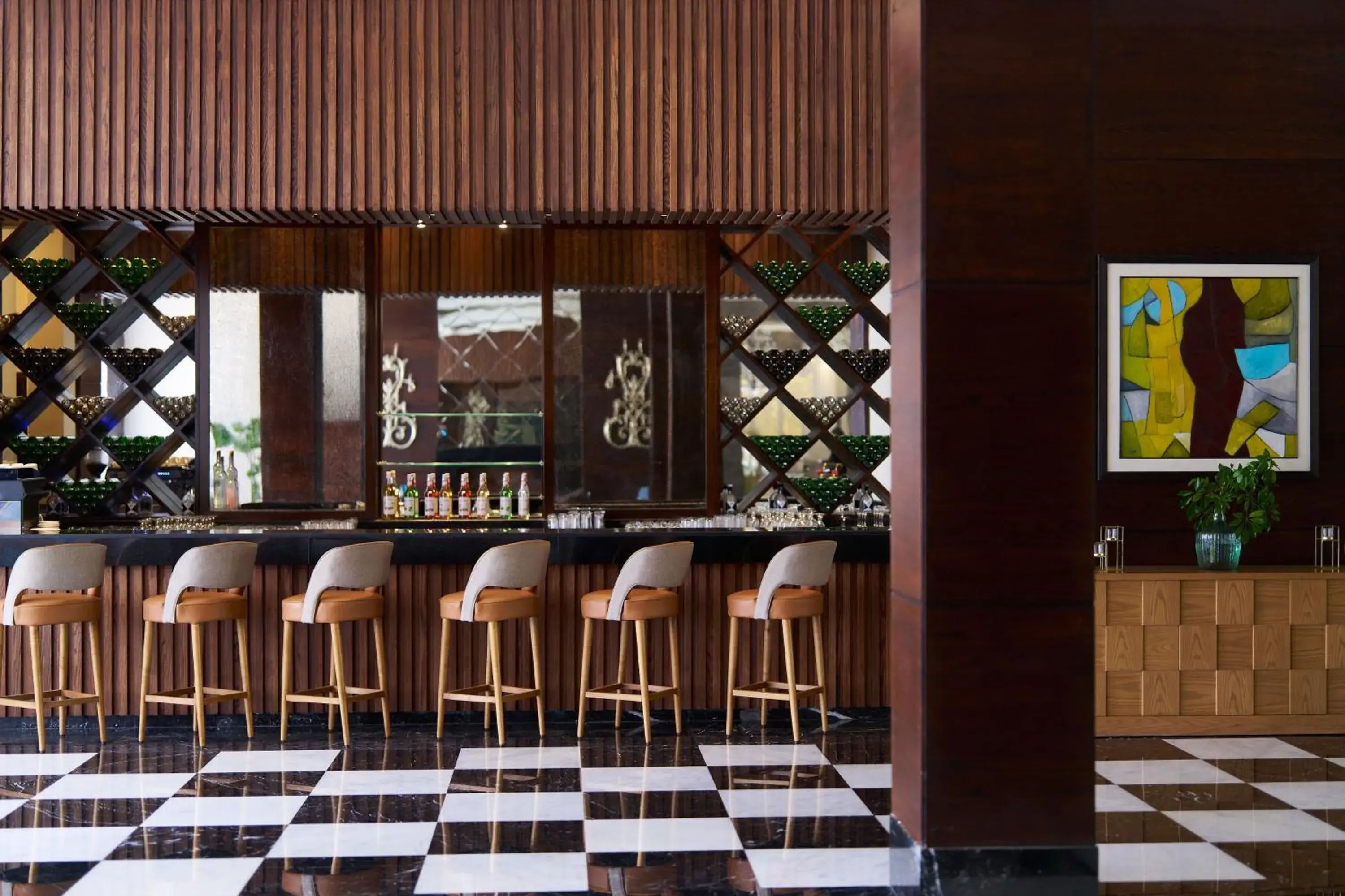 Lounge or bar in JAZ Elite Crystal, Almaza Bay Lounge or bar in JAZ Elite Crystal, Almaza Bay