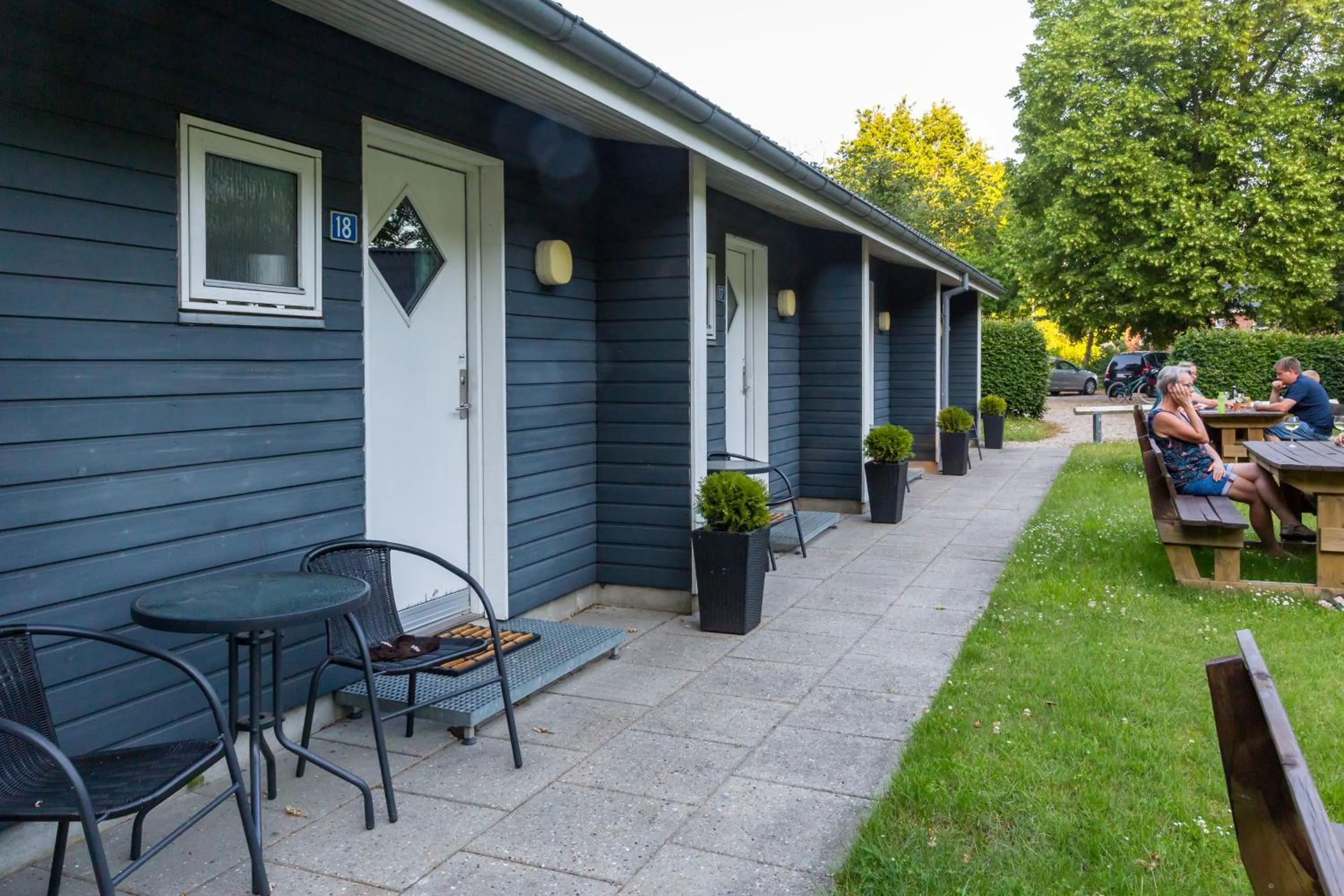 Garden view in Ansager Hotel og Hytteby