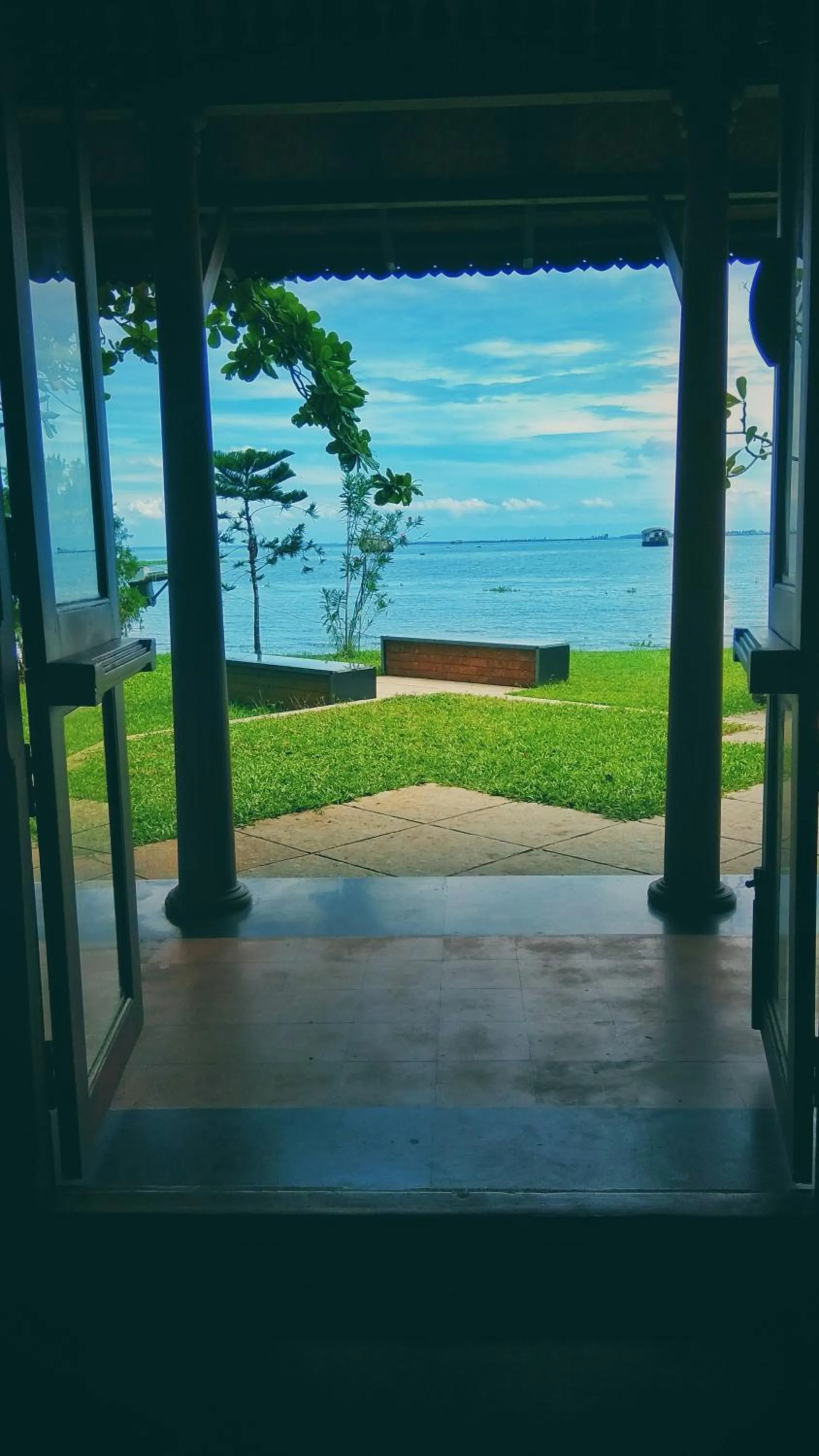 Lake view in Punnamada Resort