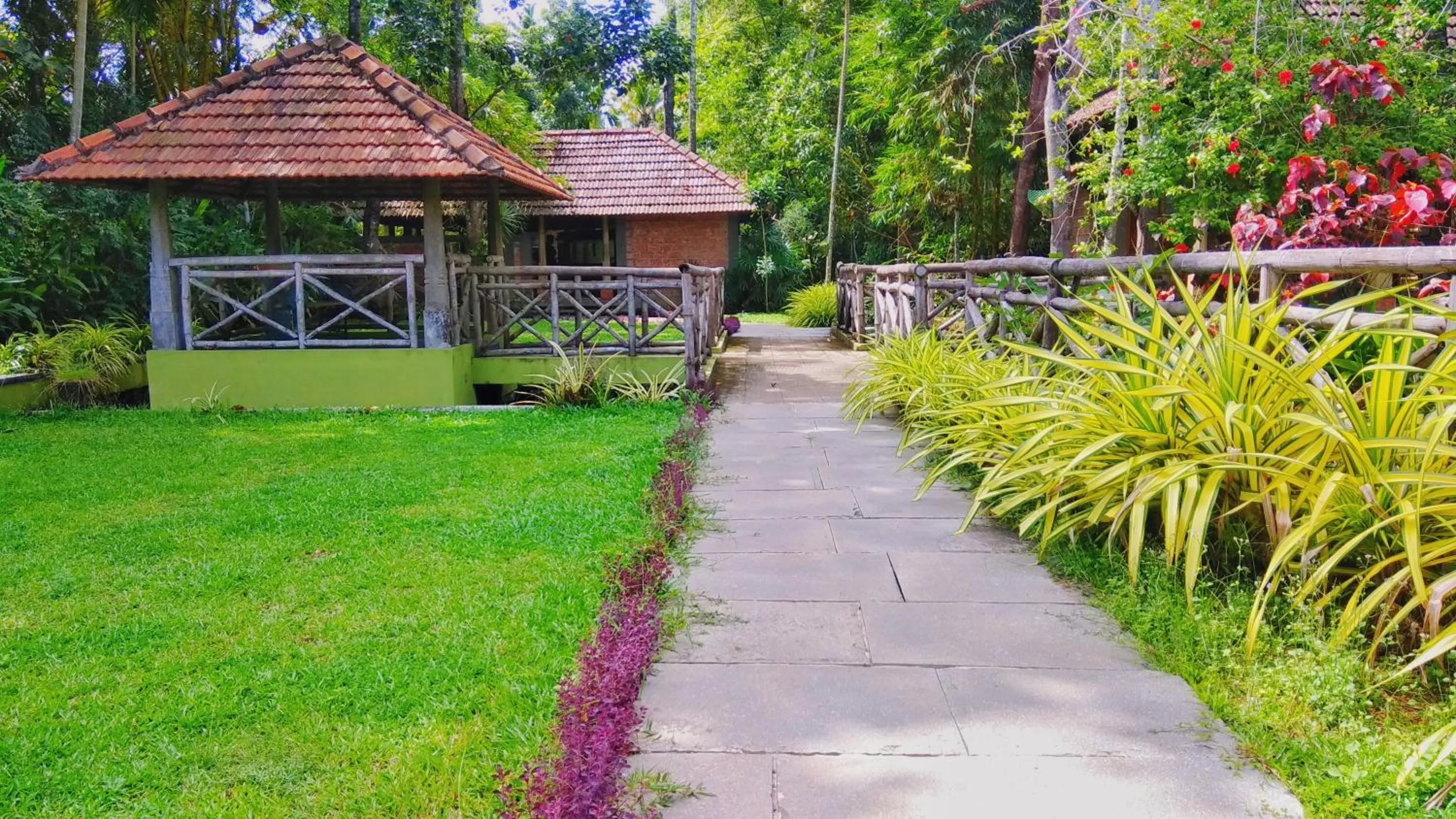 Property building in Punnamada Resort