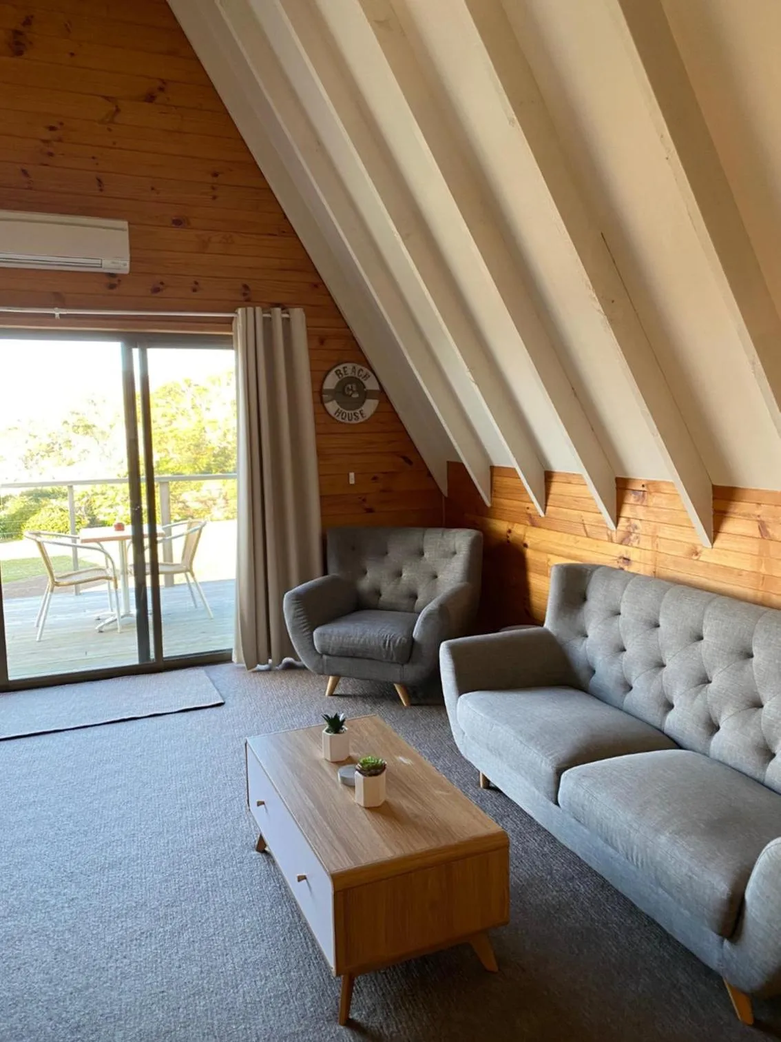 Seating area in Bicheno by the Bay