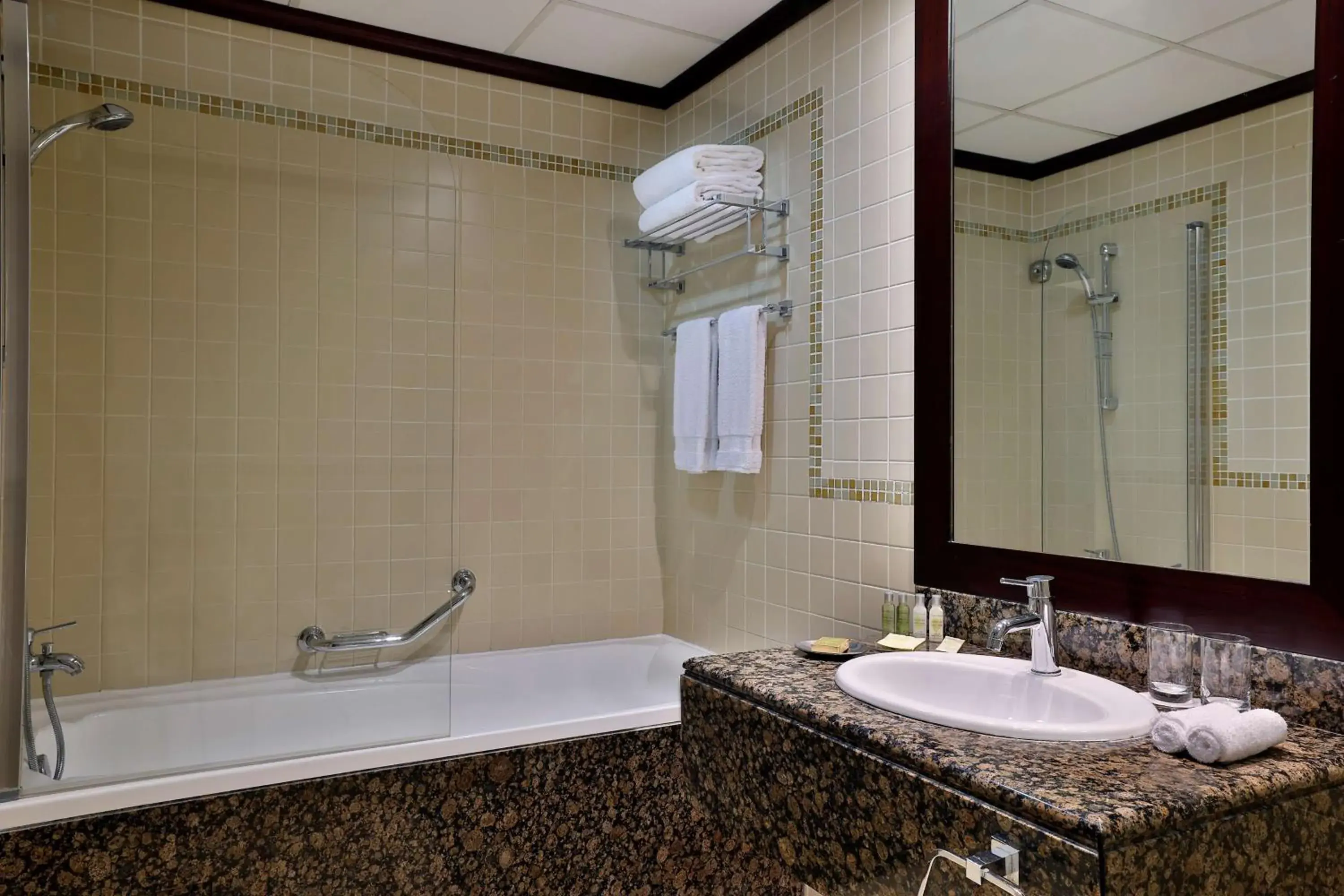 Bathroom in Hilton Dubai The Walk Bathroom in Hilton Dubai The Walk