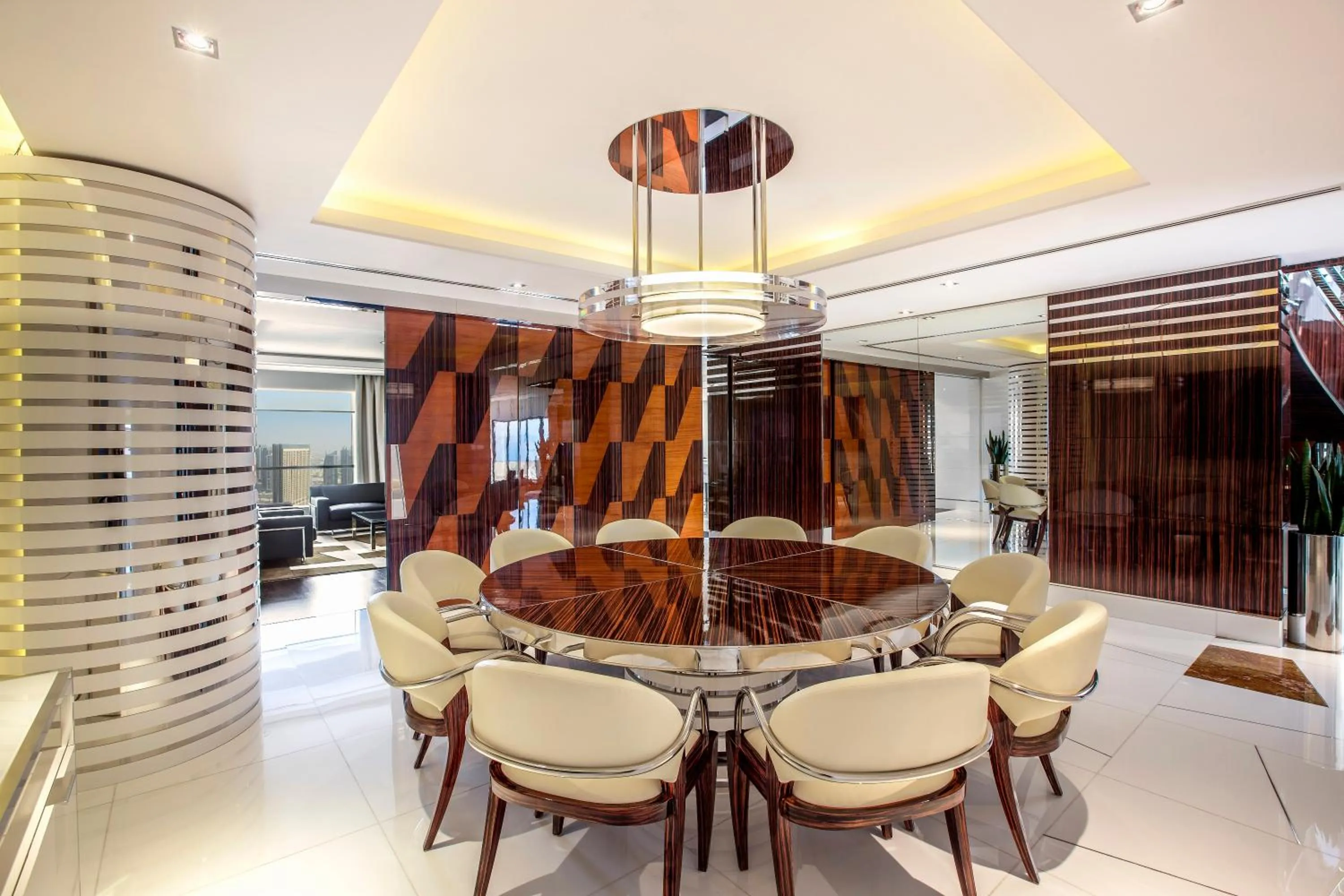 Dining area in Hilton Dubai The Walk