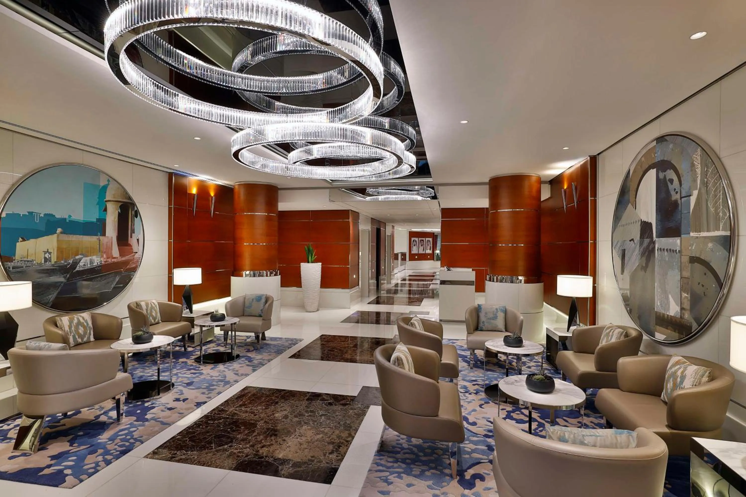 Lobby or reception in Hilton Dubai The Walk